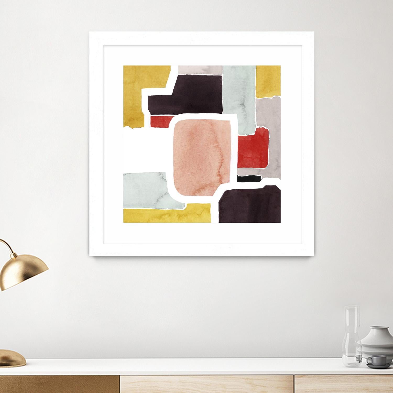 Color Blocking II by Grace Popp on GIANT ART - pastels abstract