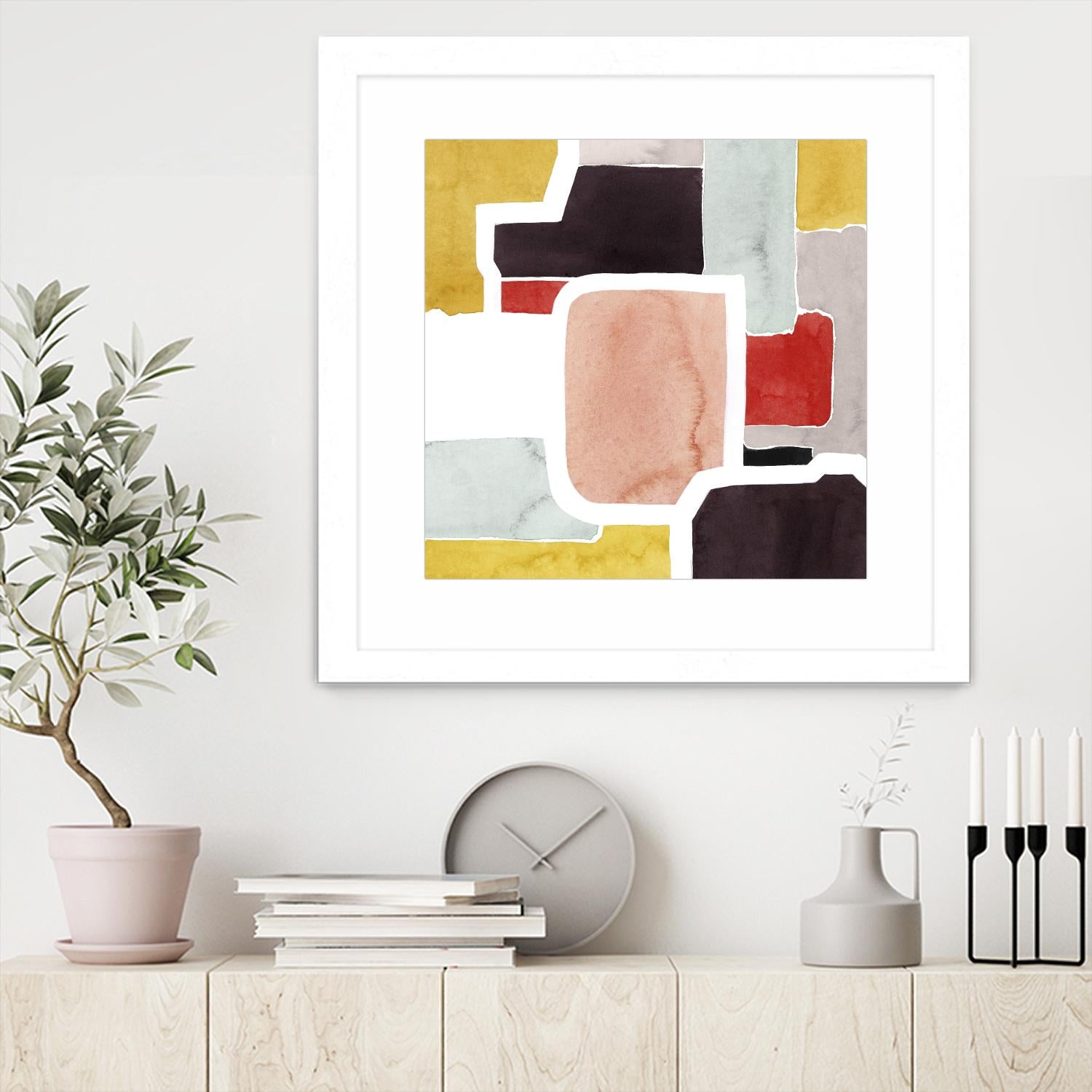 Color Blocking II by Grace Popp on GIANT ART - pastels abstract