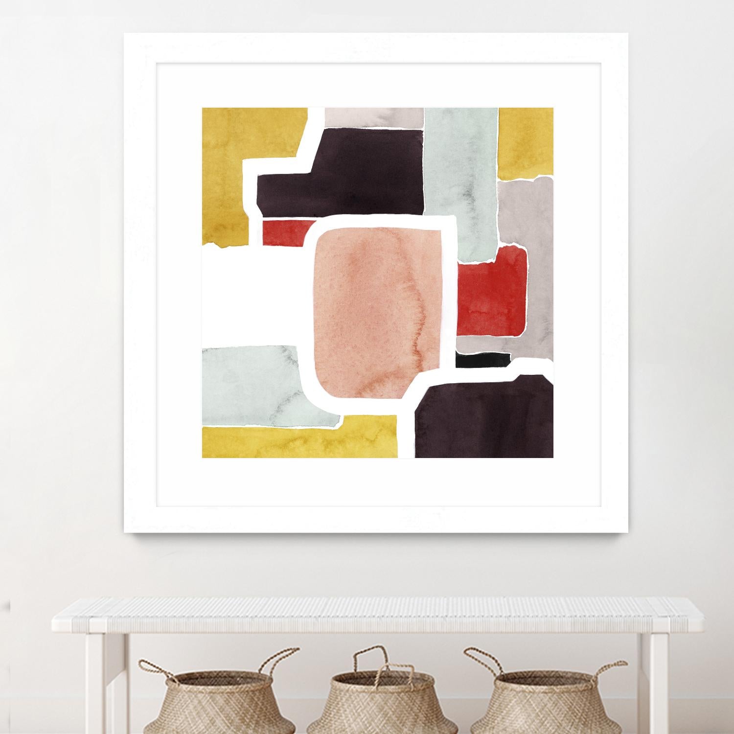 Color Blocking II by Grace Popp on GIANT ART - pastels abstract