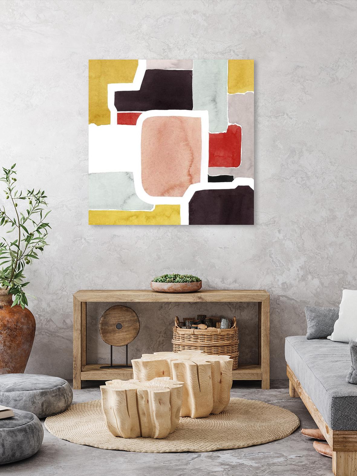 Color Blocking II by Grace Popp on GIANT ART - pastels abstract