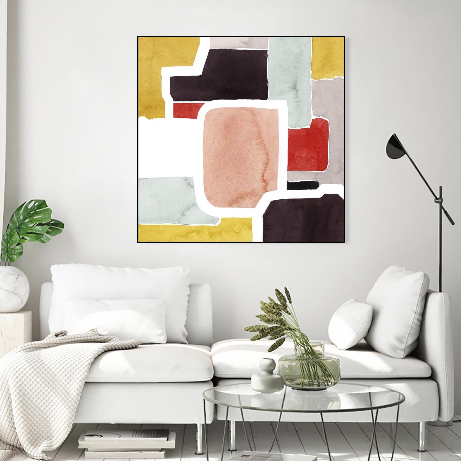 Color Blocking II by Grace Popp on GIANT ART - pastels abstract
