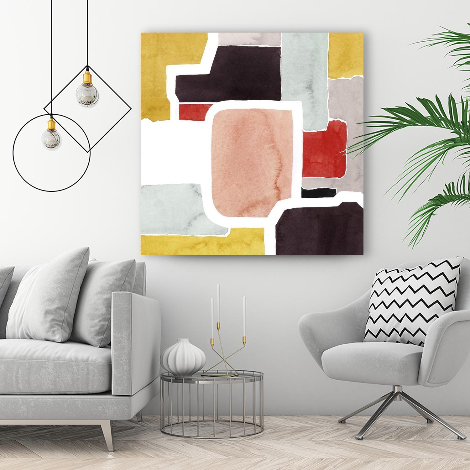 Color Blocking II by Grace Popp on GIANT ART - pastels abstract