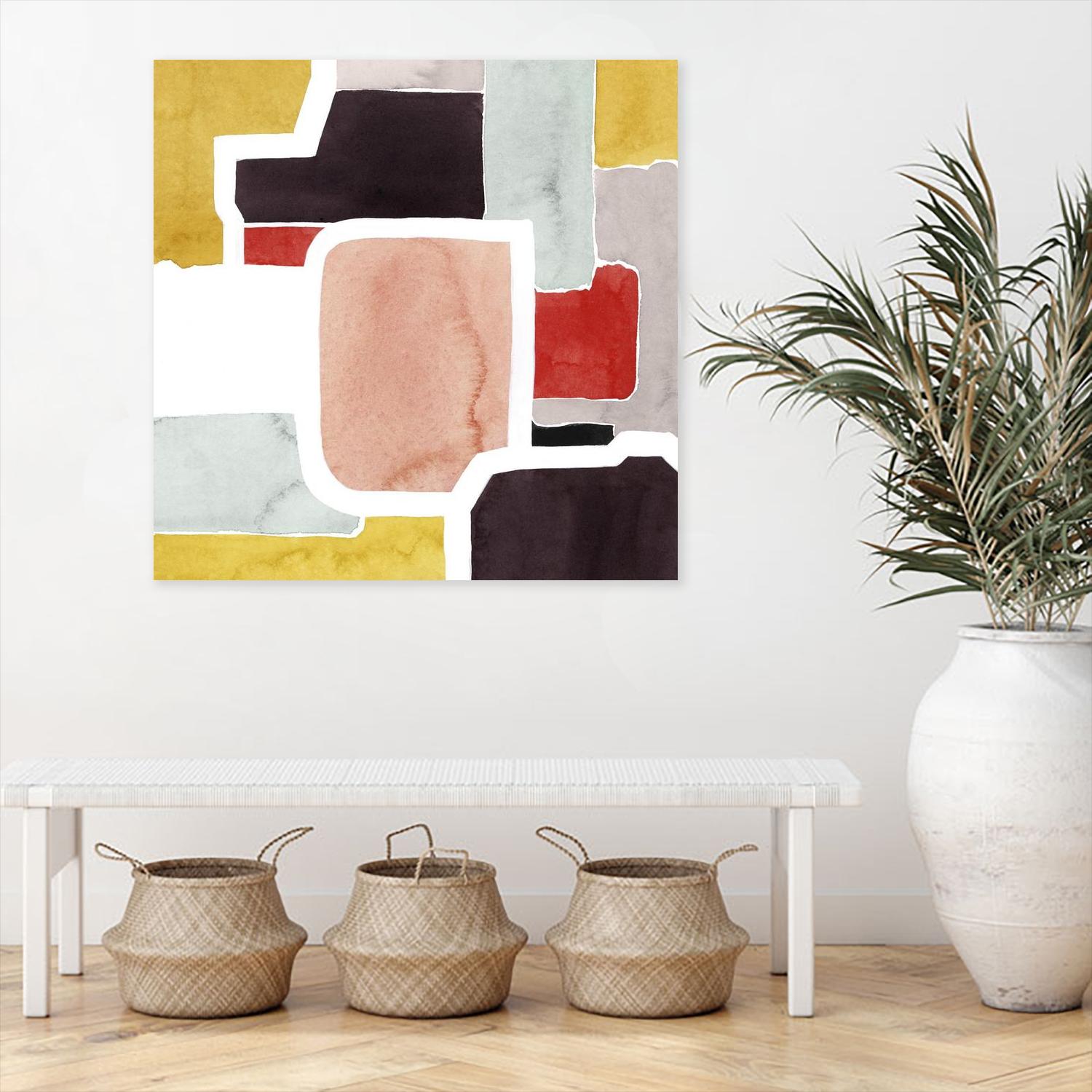 Color Blocking II by Grace Popp on GIANT ART - pastels abstract