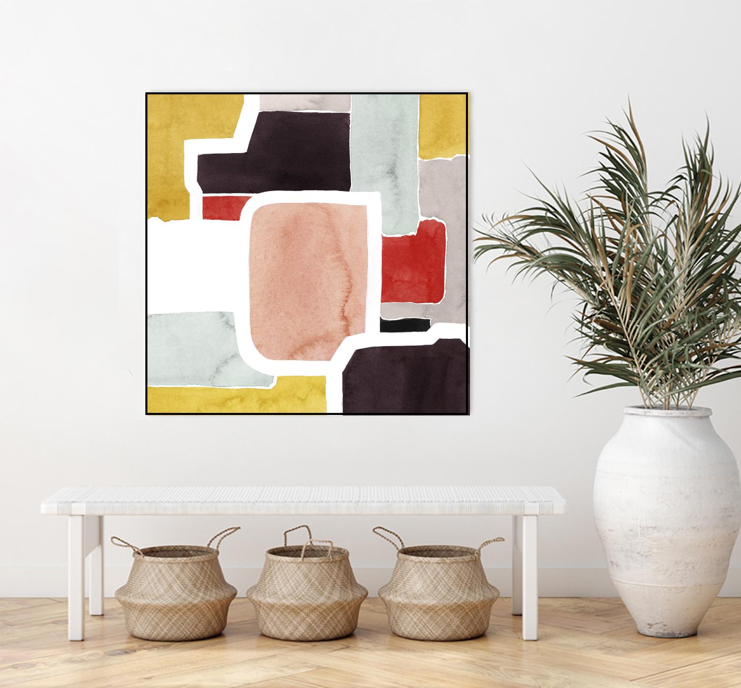 Color Blocking II by Grace Popp on GIANT ART - pastels abstract