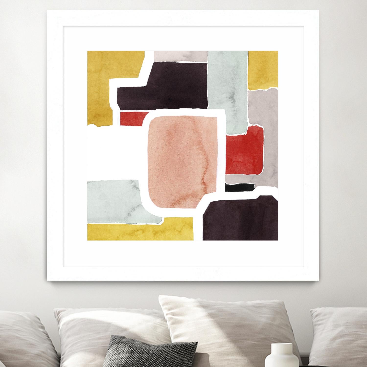 Color Blocking II by Grace Popp on GIANT ART - pastels abstract