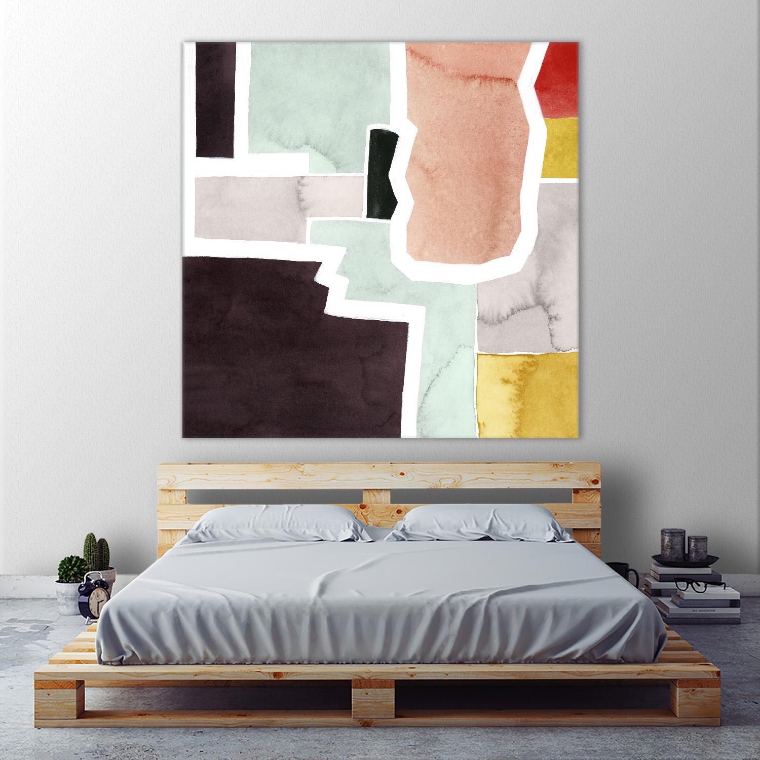 Color Blocking III by Grace Popp on GIANT ART - pastels abstract