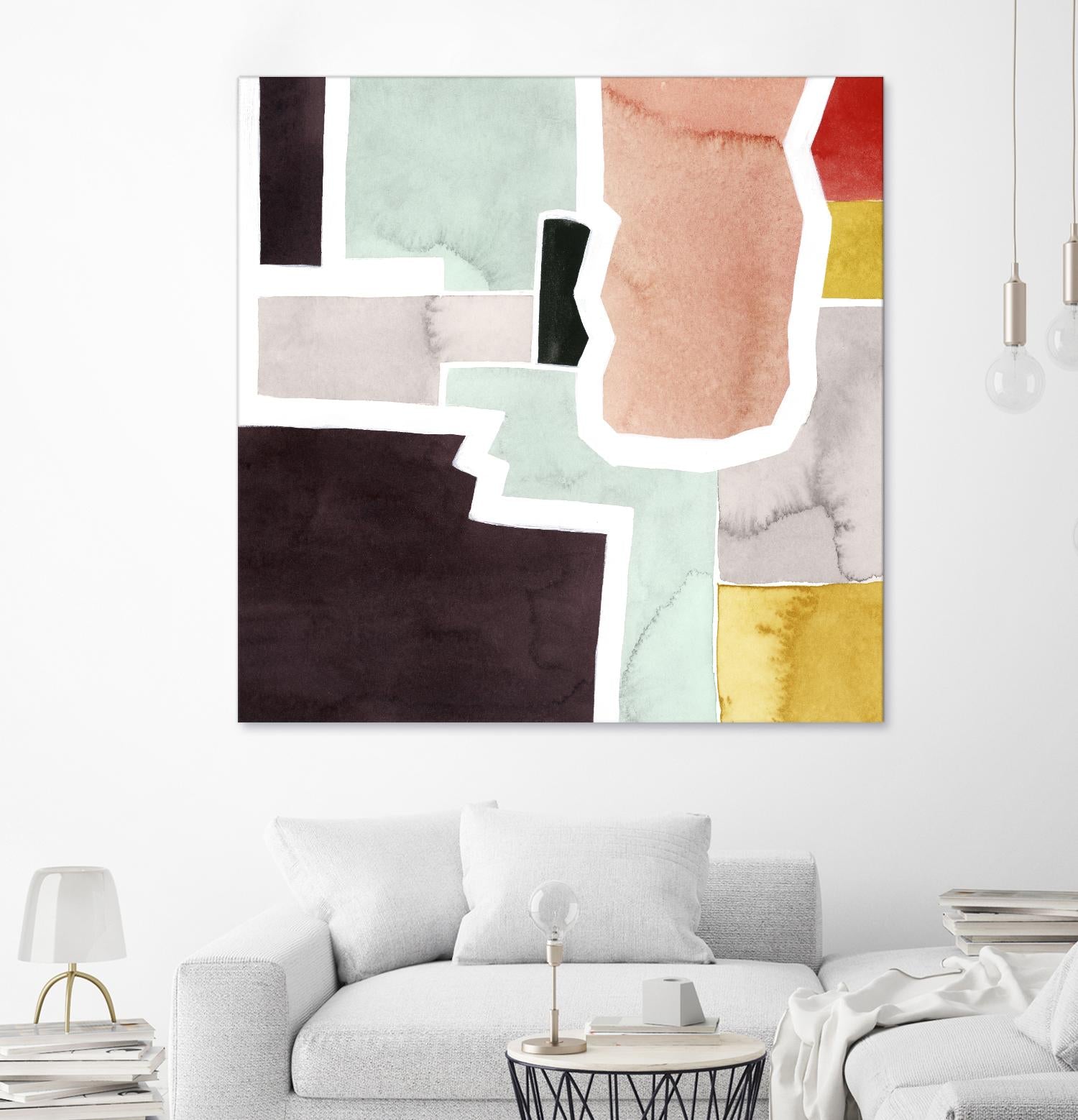 Color Blocking III by Grace Popp on GIANT ART - pastels abstract