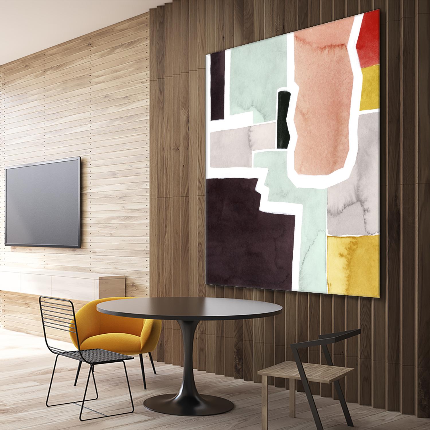 Color Blocking III by Grace Popp on GIANT ART - pastels abstract