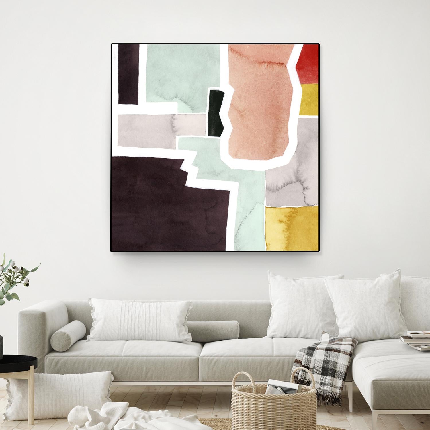 Color Blocking III by Grace Popp on GIANT ART - pastels abstract