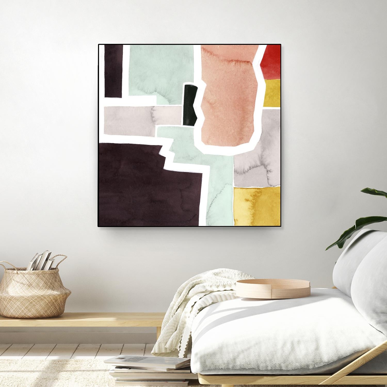 Color Blocking III by Grace Popp on GIANT ART - pastels abstract