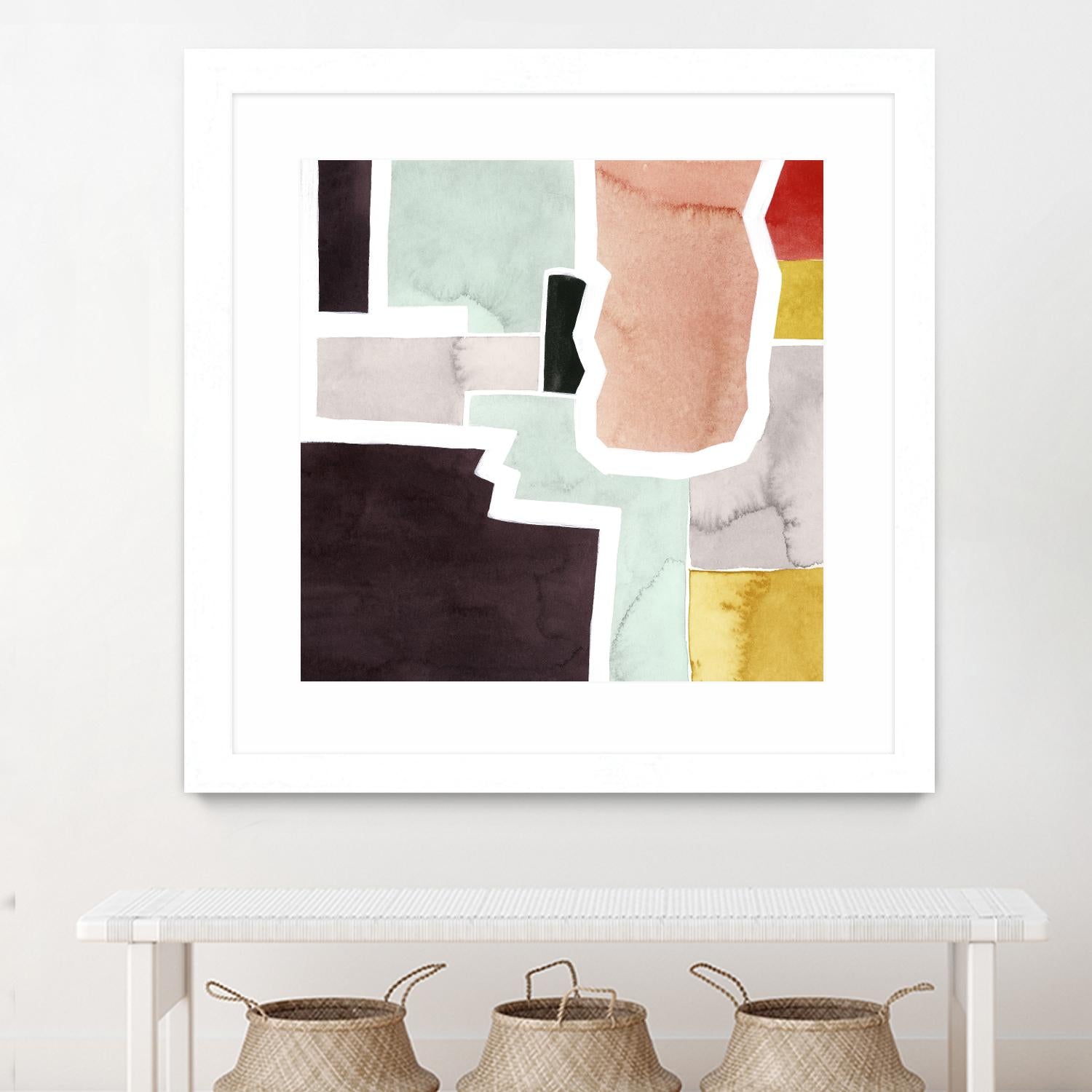 Color Blocking III by Grace Popp on GIANT ART - pastels abstract