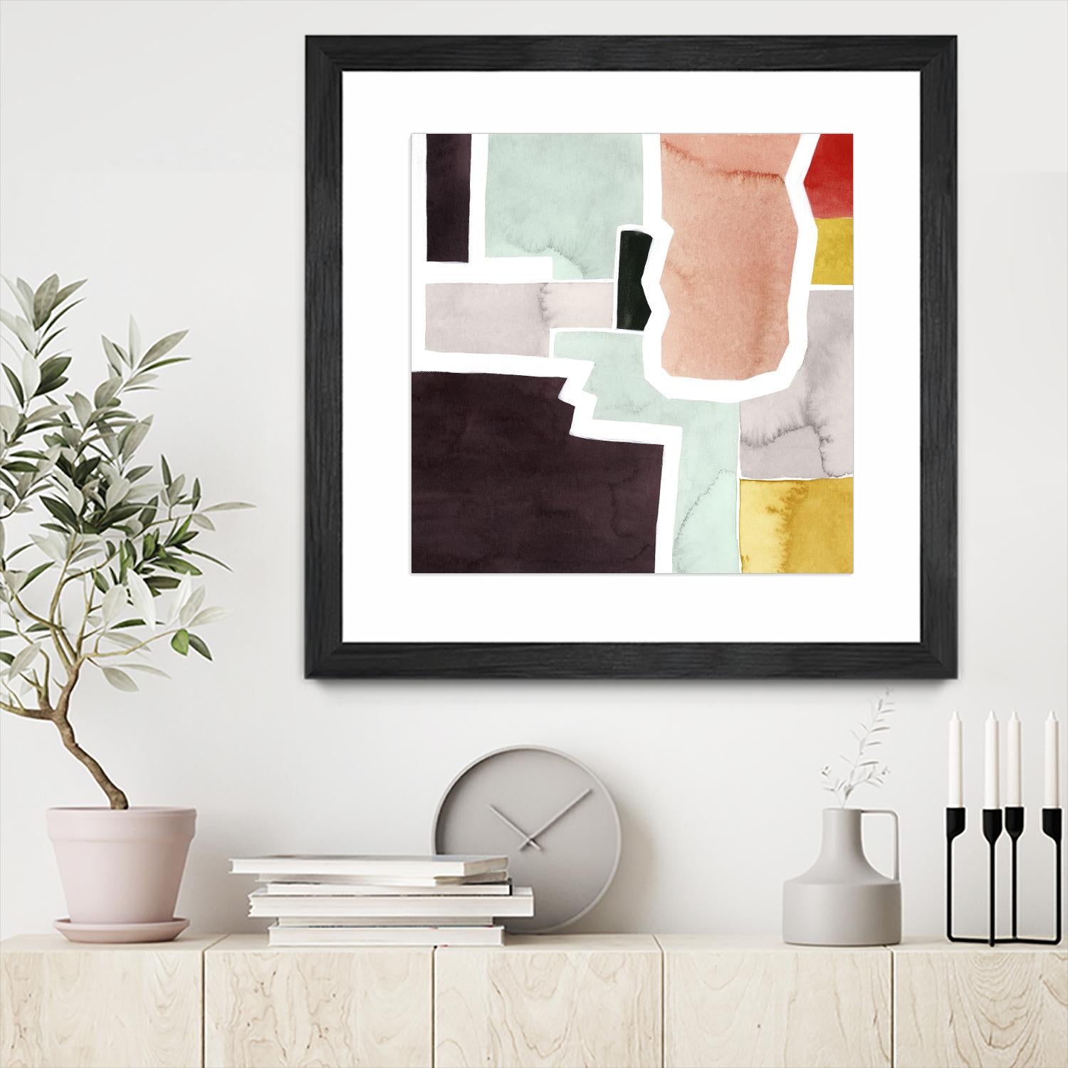 Color Blocking III by Grace Popp on GIANT ART - pastels abstract