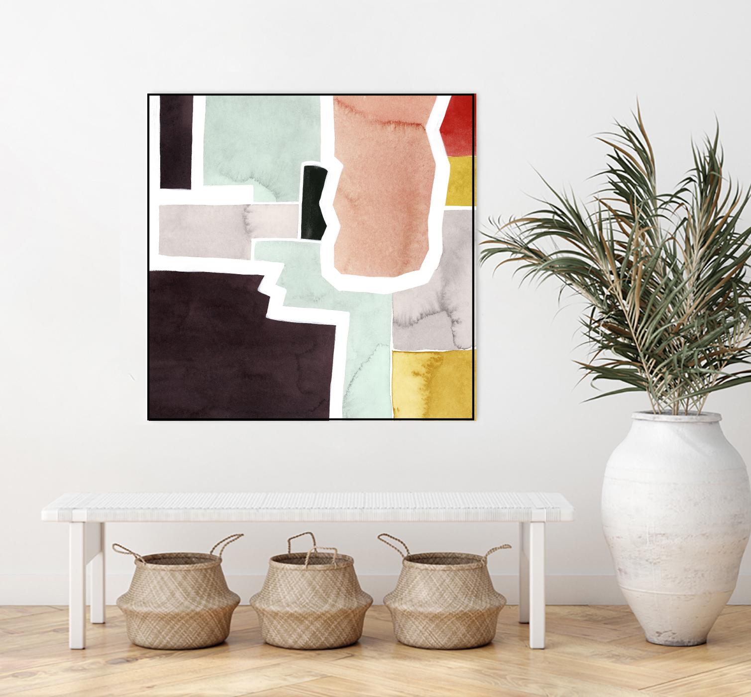 Color Blocking III by Grace Popp on GIANT ART - pastels abstract