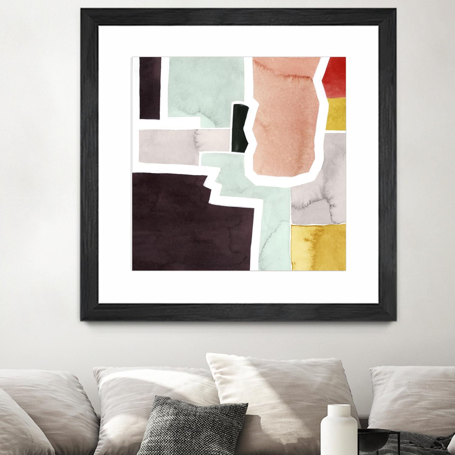 Color Blocking III by Grace Popp on GIANT ART - pastels abstract