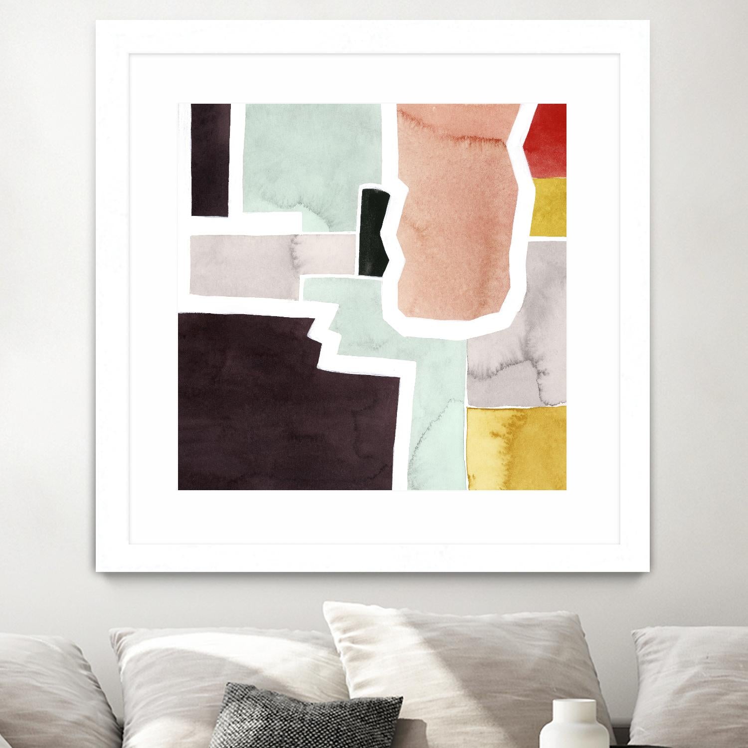 Color Blocking III by Grace Popp on GIANT ART - pastels abstract