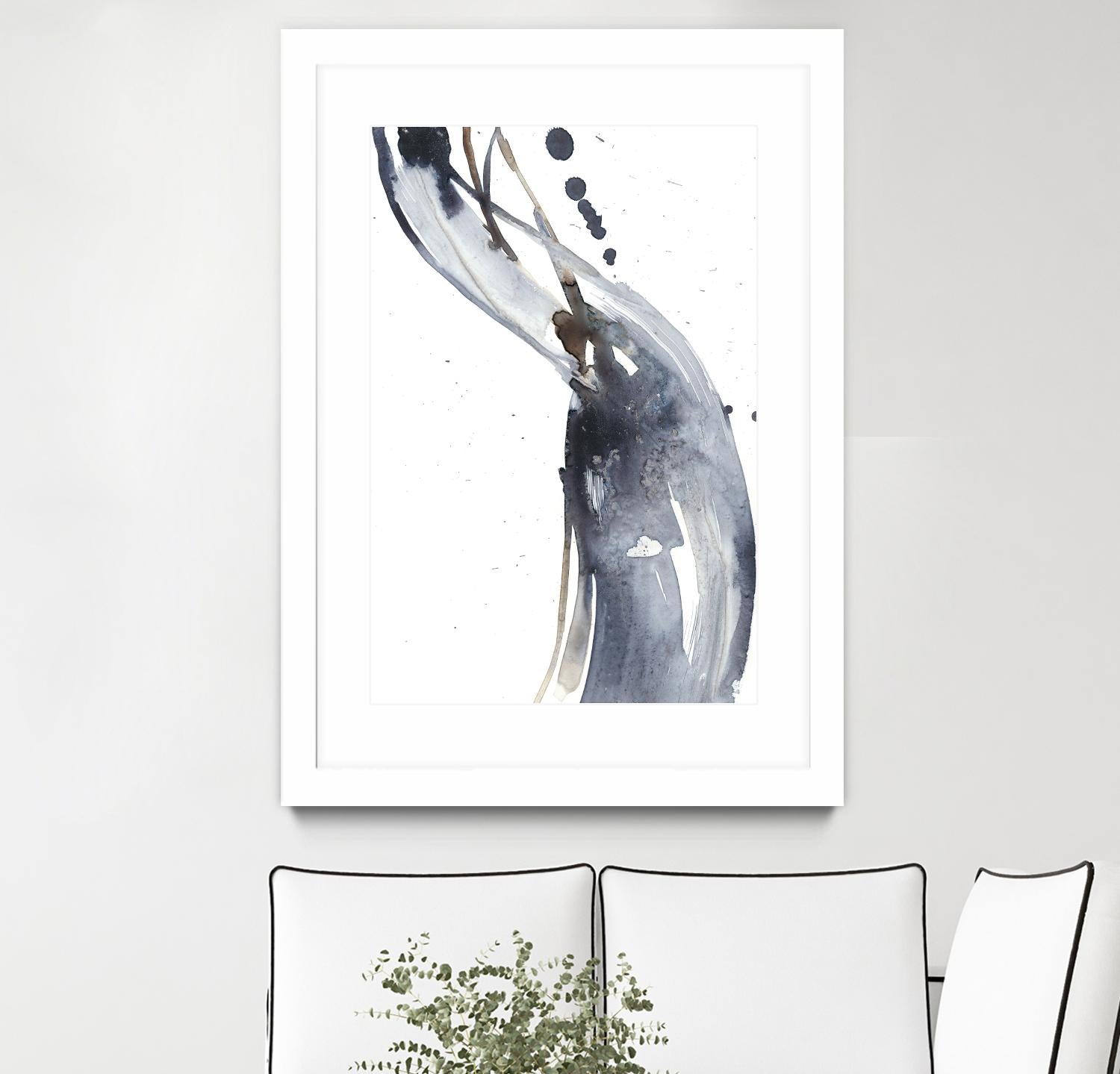 Paynes Twist I by Jennifer Goldberger on GIANT ART - neutral abstract