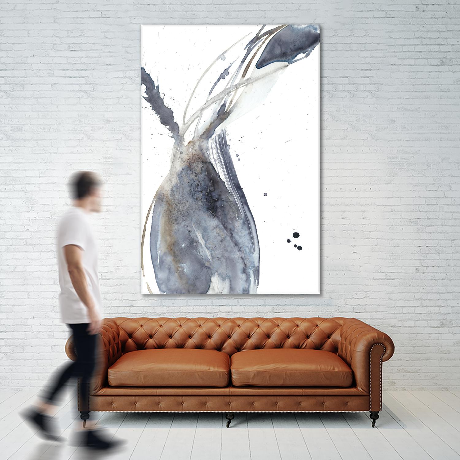 Paynes Twist II by Jennifer Goldberger on GIANT ART - neutral abstract