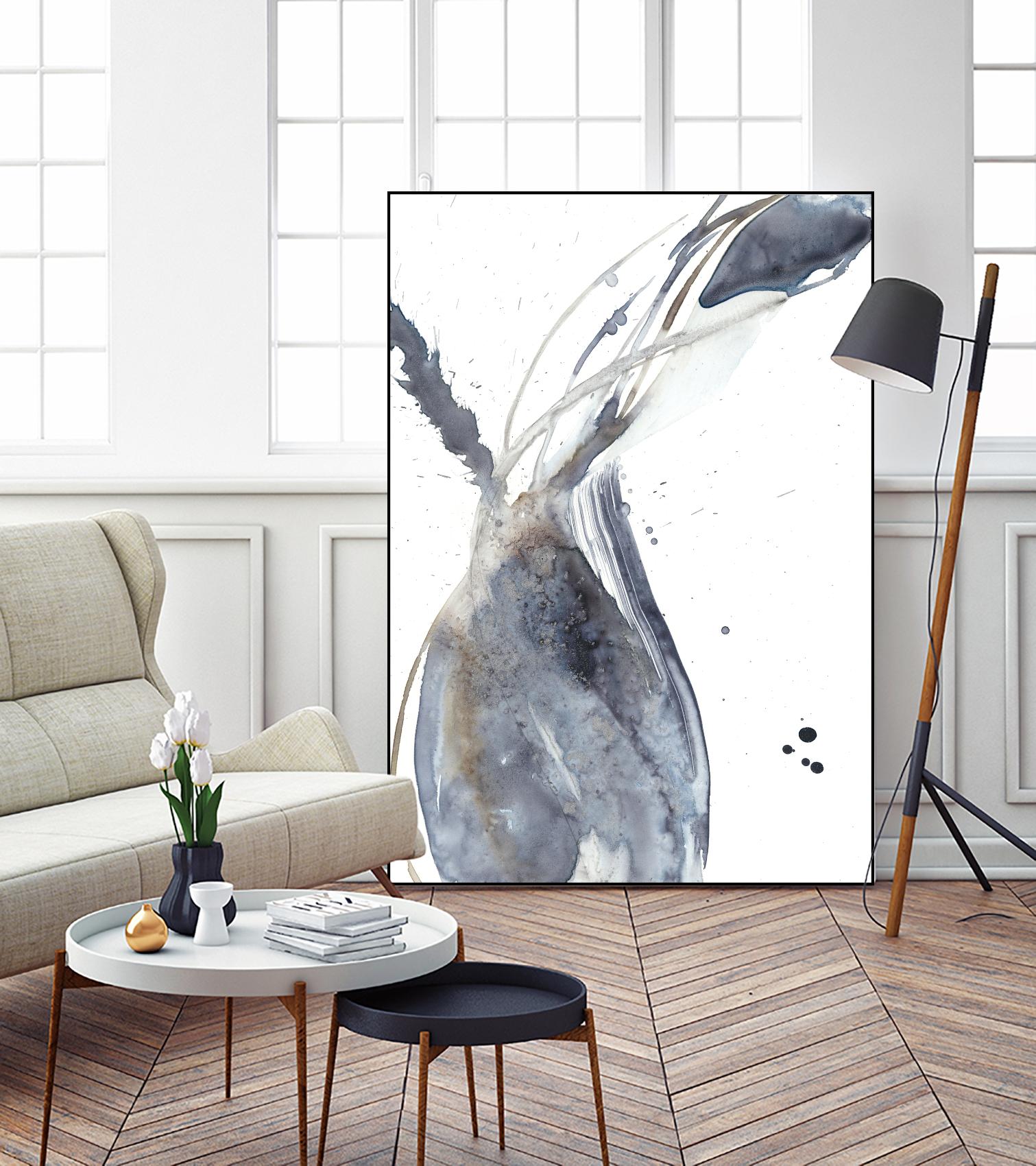 Paynes Twist II by Jennifer Goldberger on GIANT ART - neutral abstract