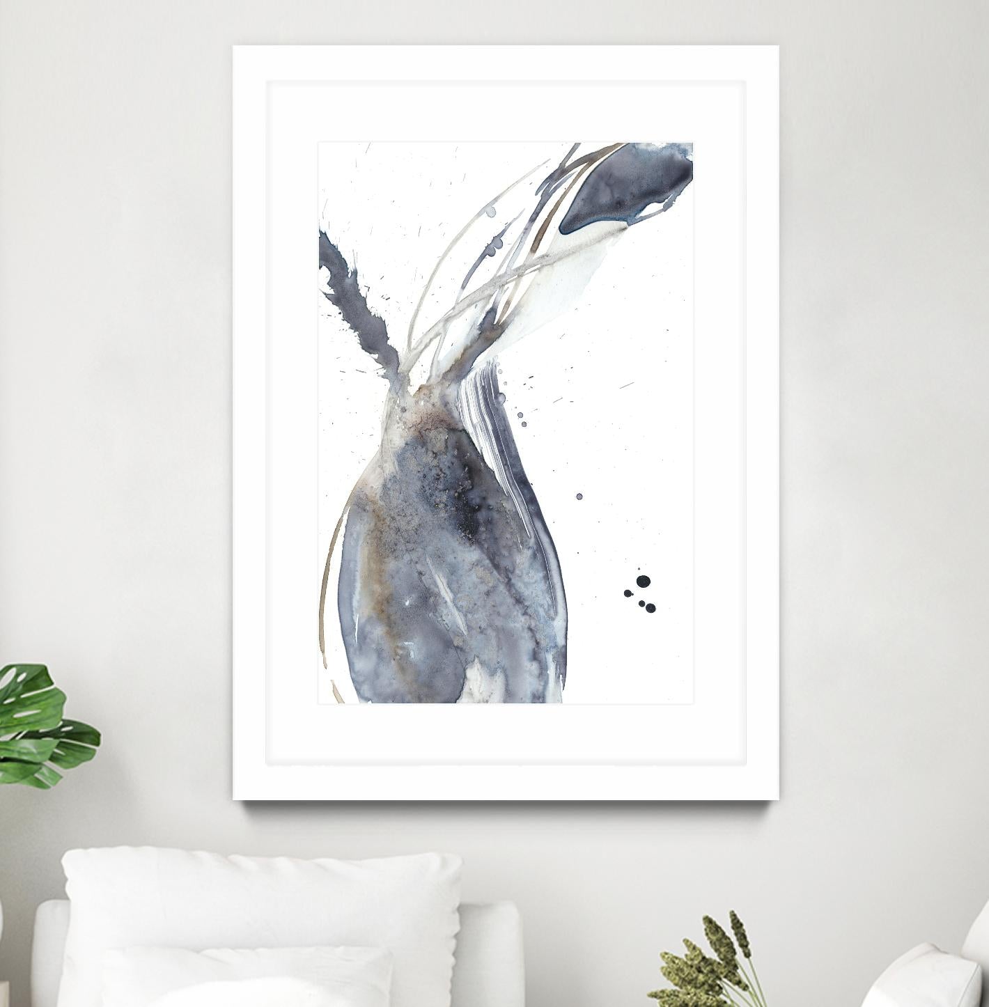 Paynes Twist II by Jennifer Goldberger on GIANT ART - neutral abstract