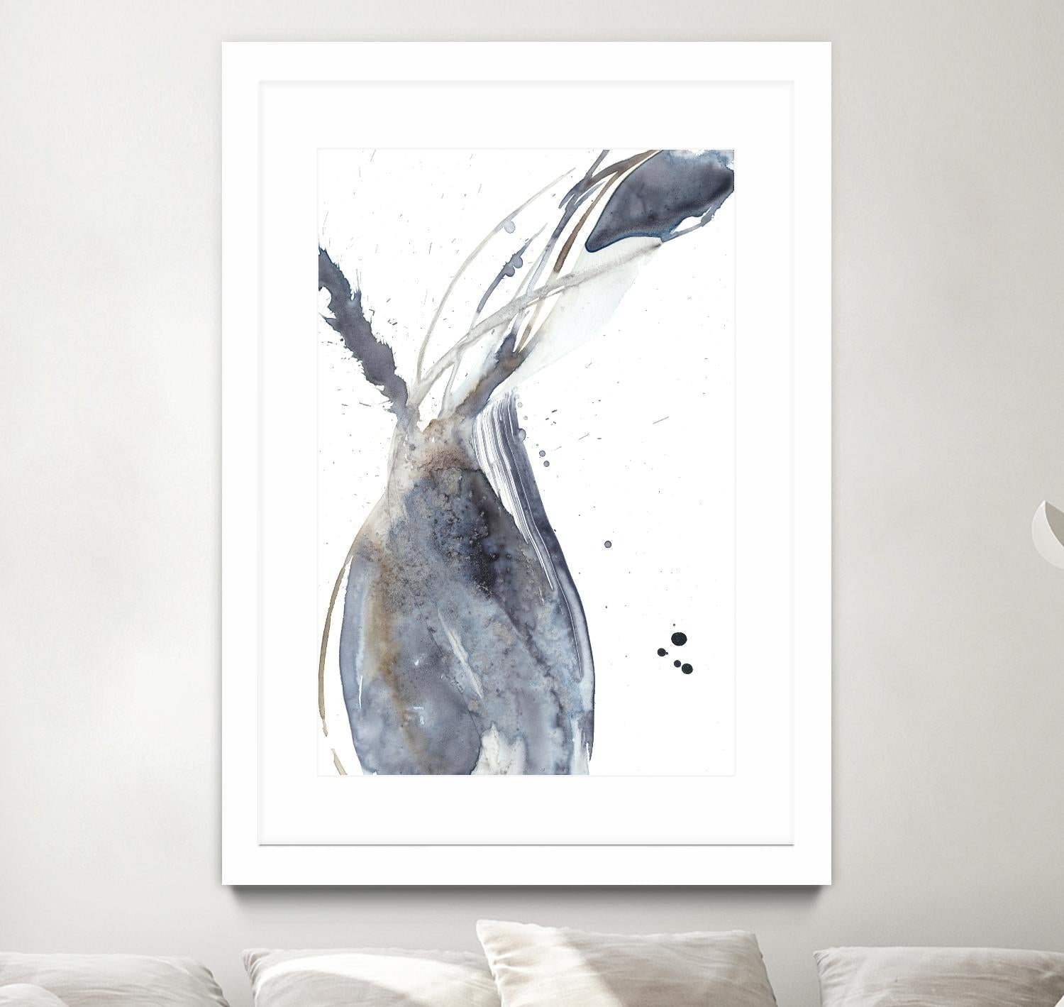 Paynes Twist II by Jennifer Goldberger on GIANT ART - neutral abstract