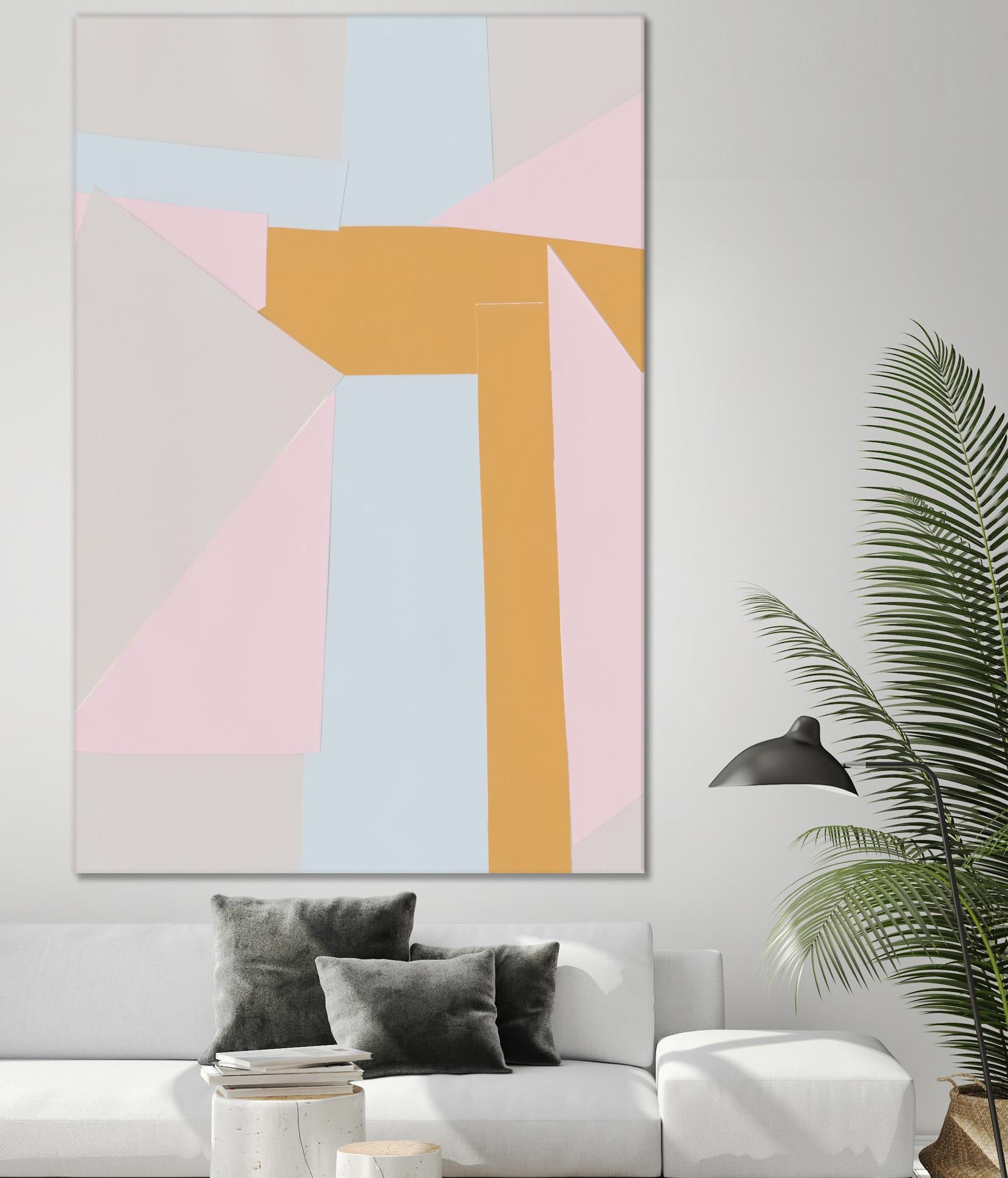 Soft Blocks II by Alicia Ludwig on GIANT ART - neutral abstract