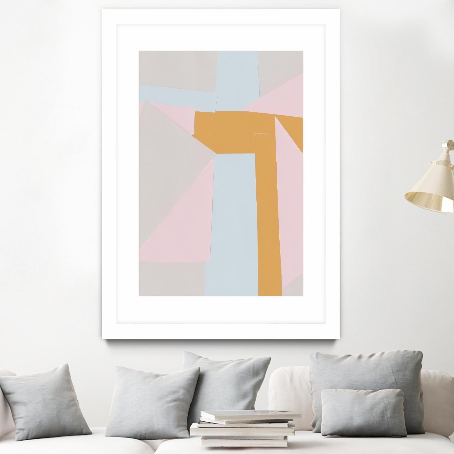 Soft Blocks II by Alicia Ludwig on GIANT ART - neutral abstract