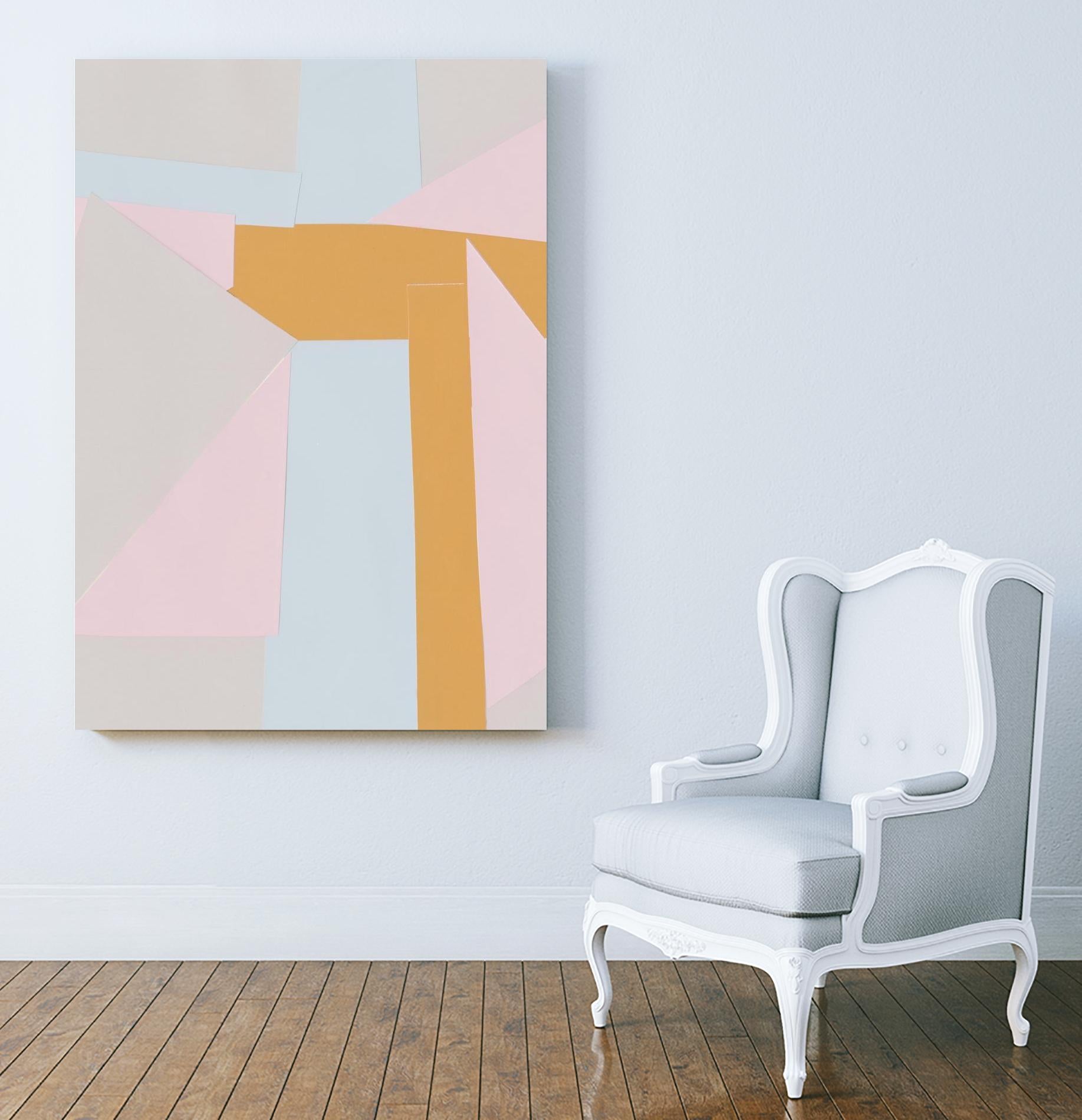 Soft Blocks II by Alicia Ludwig on GIANT ART - neutral abstract