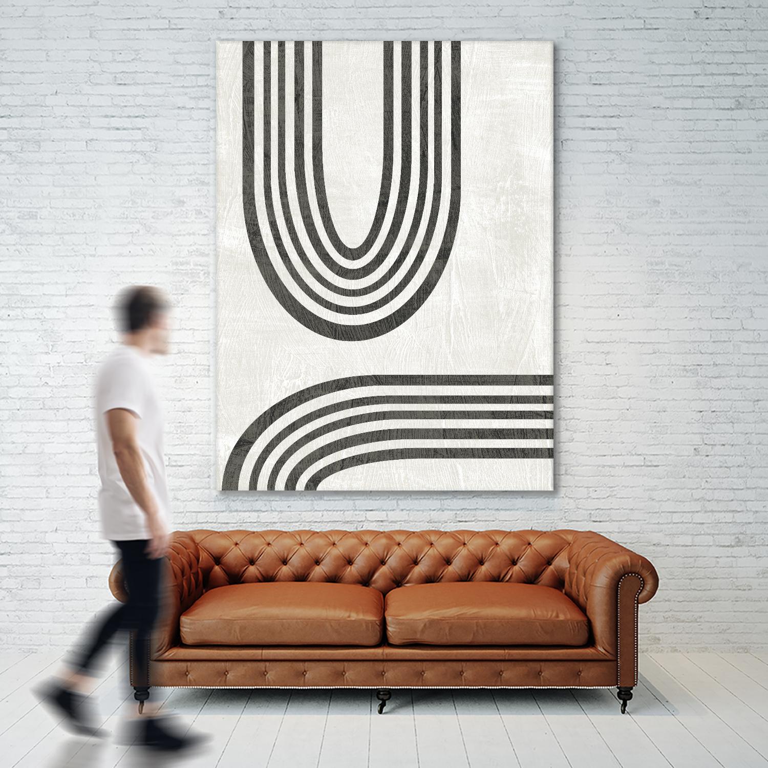 Modern Arc II by June Erica Vess on GIANT ART - neutral abstract