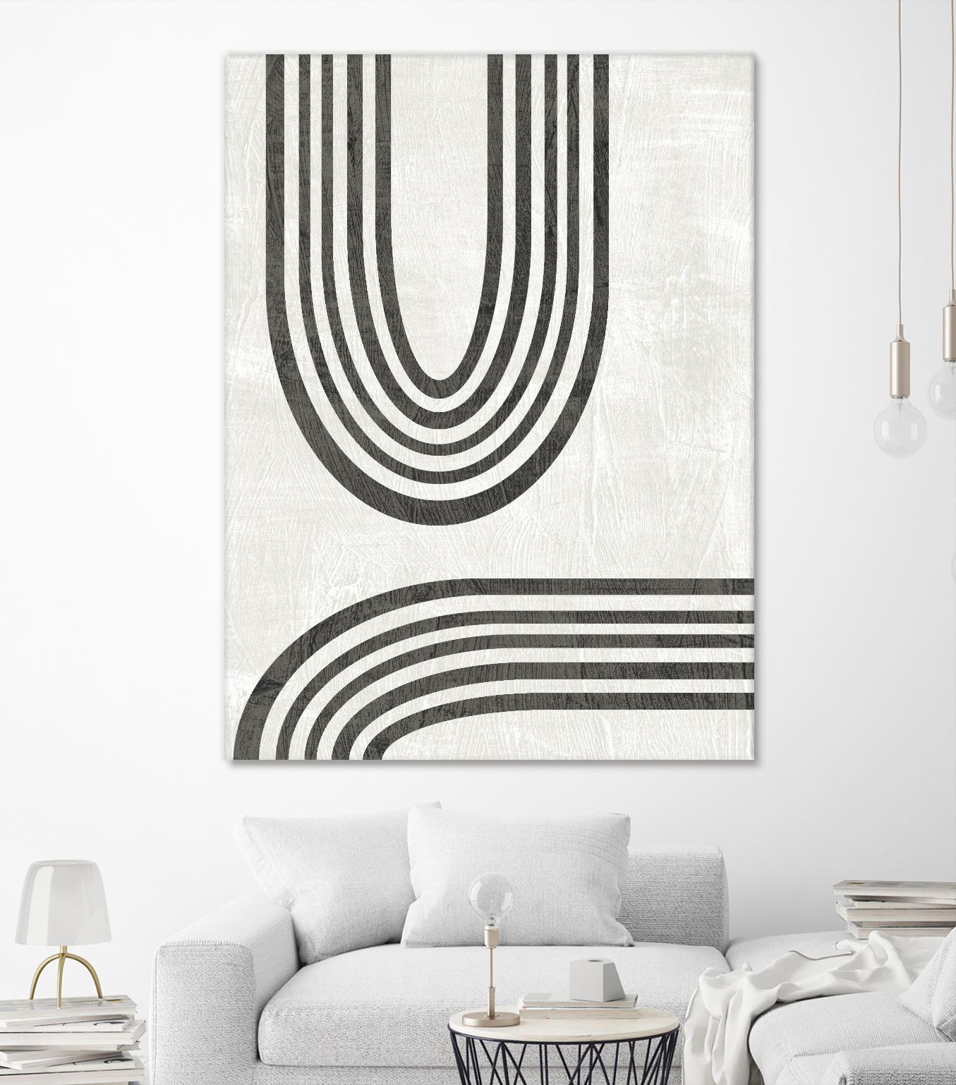 Modern Arc II by June Erica Vess on GIANT ART - neutral abstract