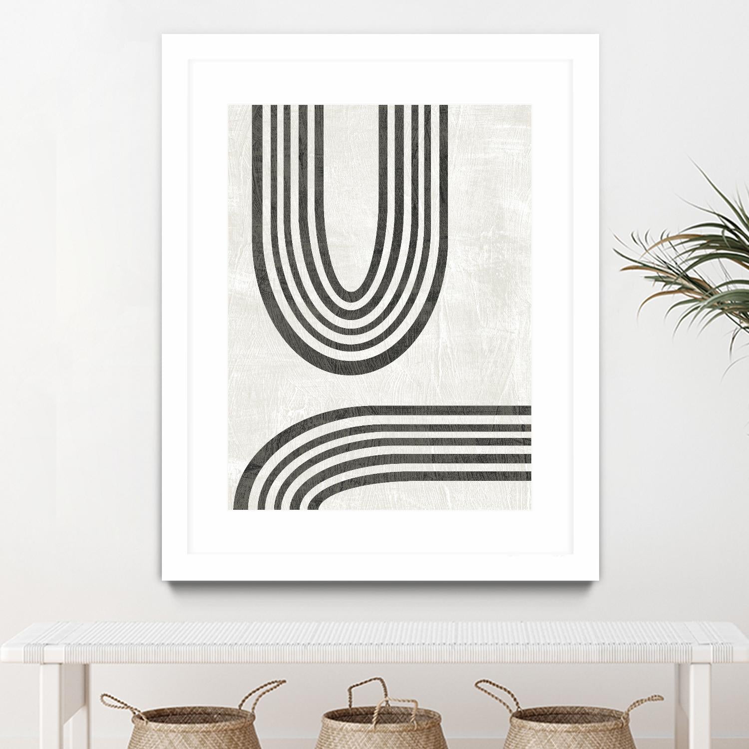 Modern Arc II by June Erica Vess on GIANT ART - neutral abstract