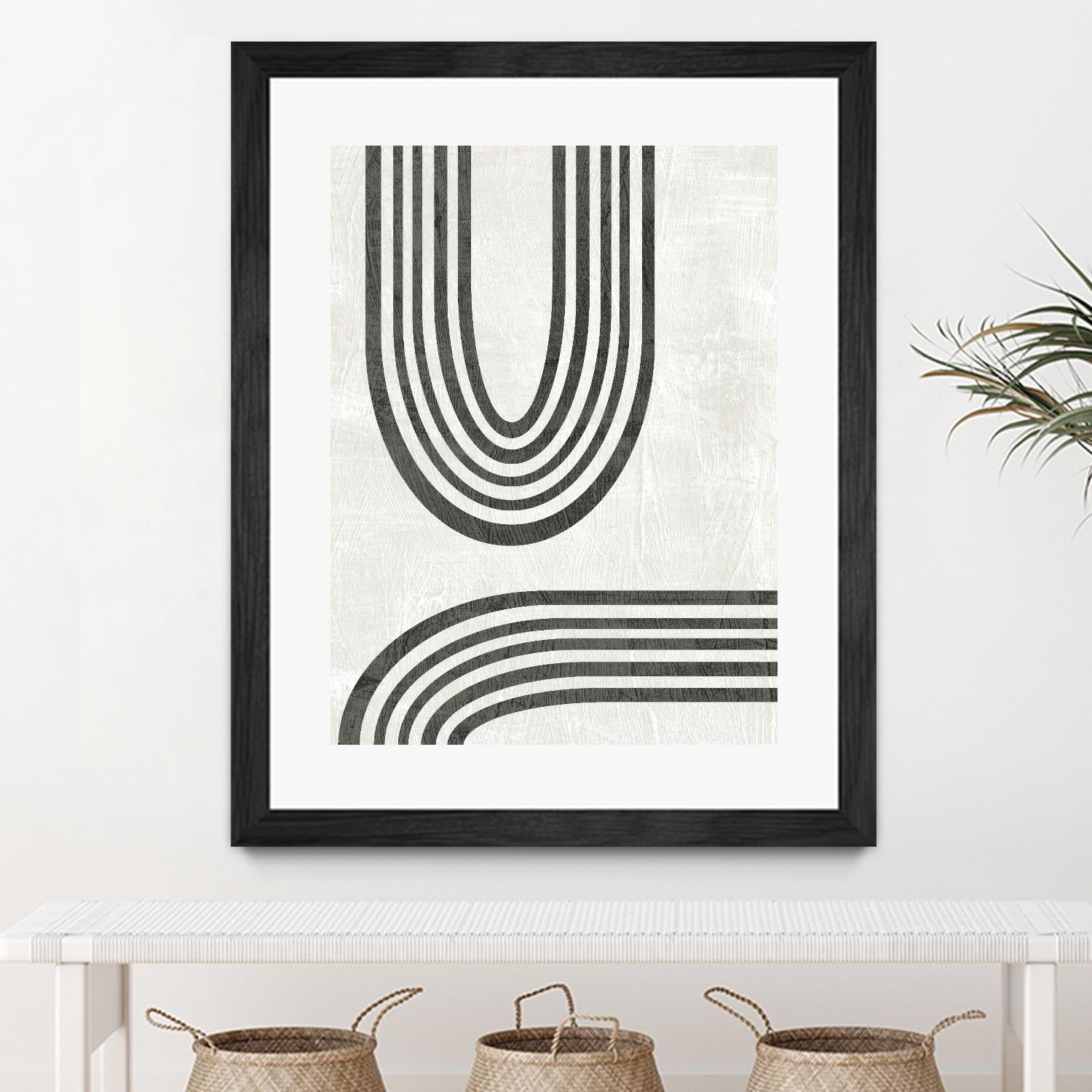 Modern Arc II by June Erica Vess on GIANT ART - neutral abstract