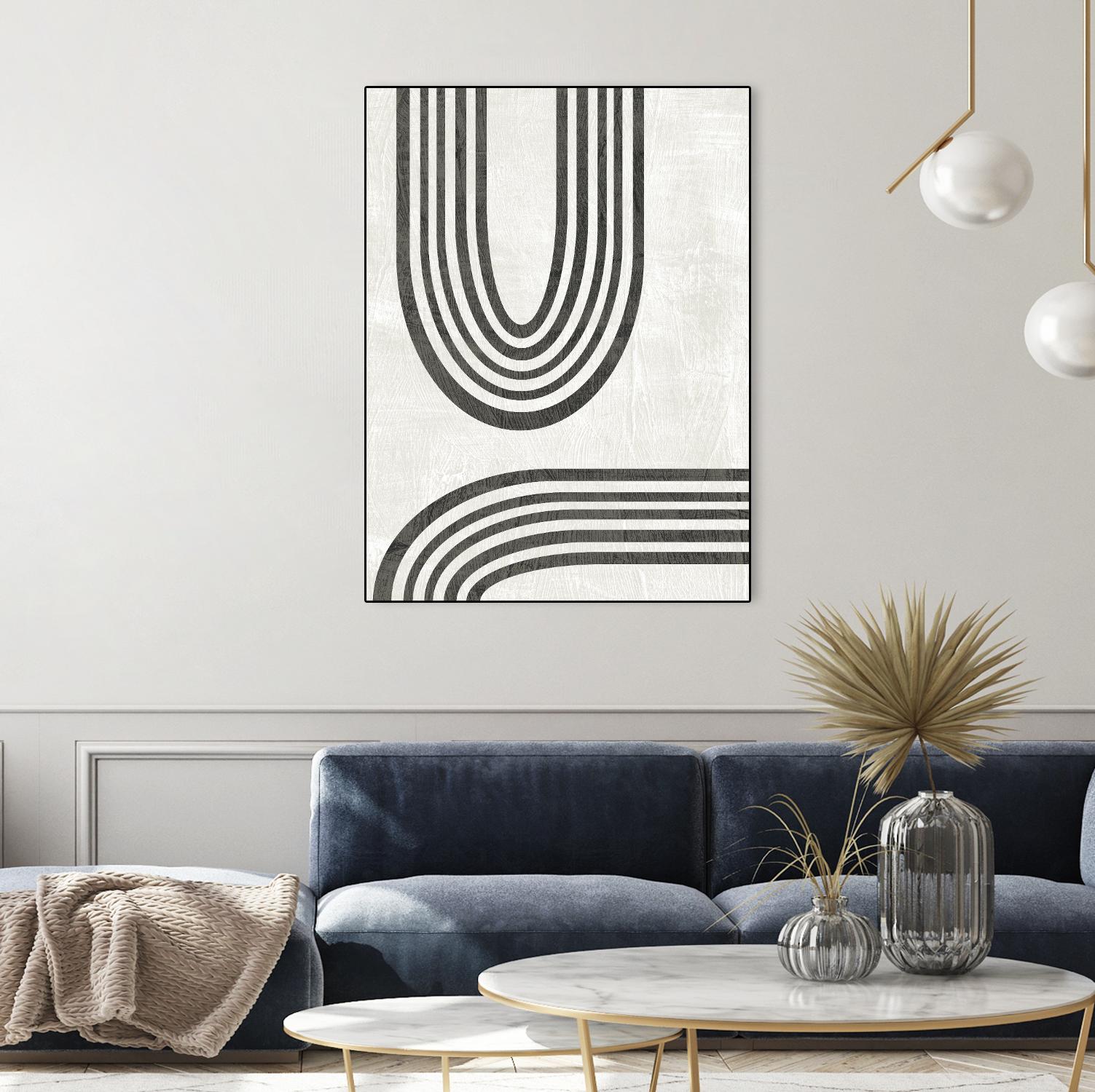 Modern Arc II by June Erica Vess on GIANT ART - neutral abstract