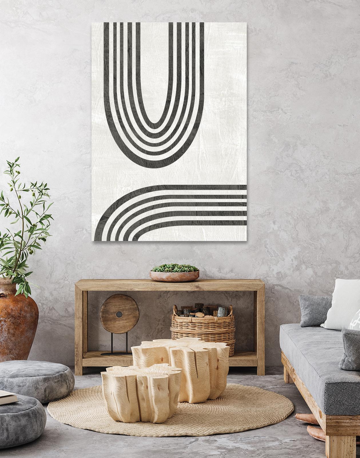 Modern Arc II by June Erica Vess on GIANT ART - neutral abstract