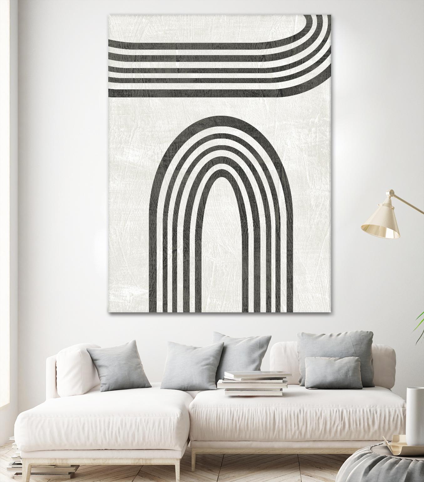 Modern Arc III by June Erica Vess on GIANT ART - neutral abstract