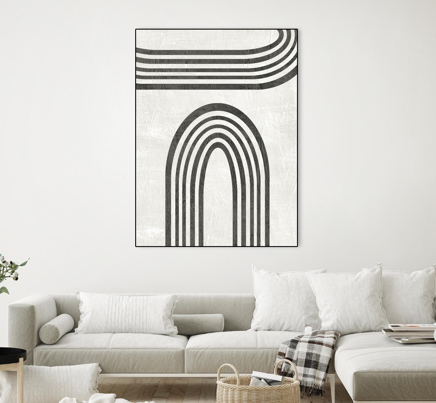 Modern Arc III by June Erica Vess on GIANT ART - neutral abstract