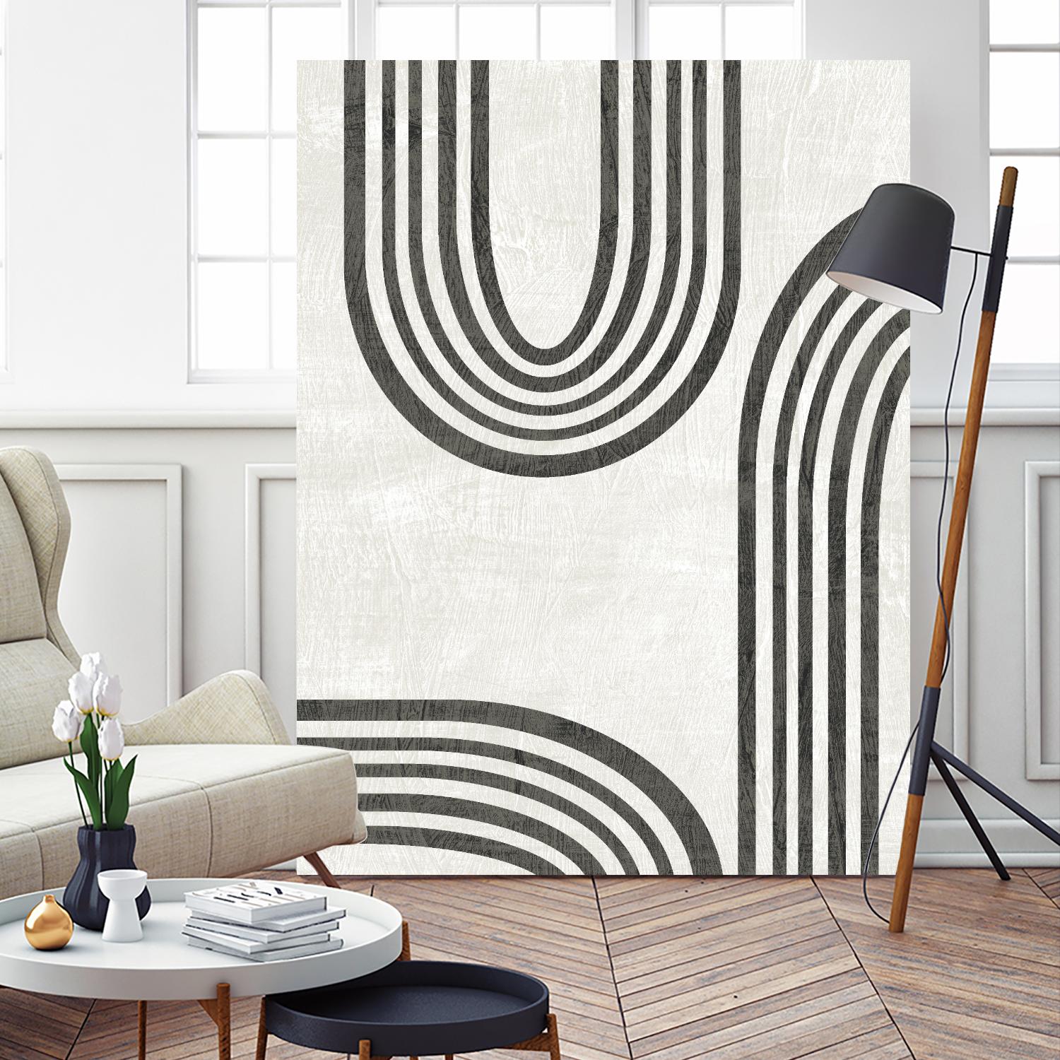 Modern Arc IV by June Erica Vess on GIANT ART - neutral abstract