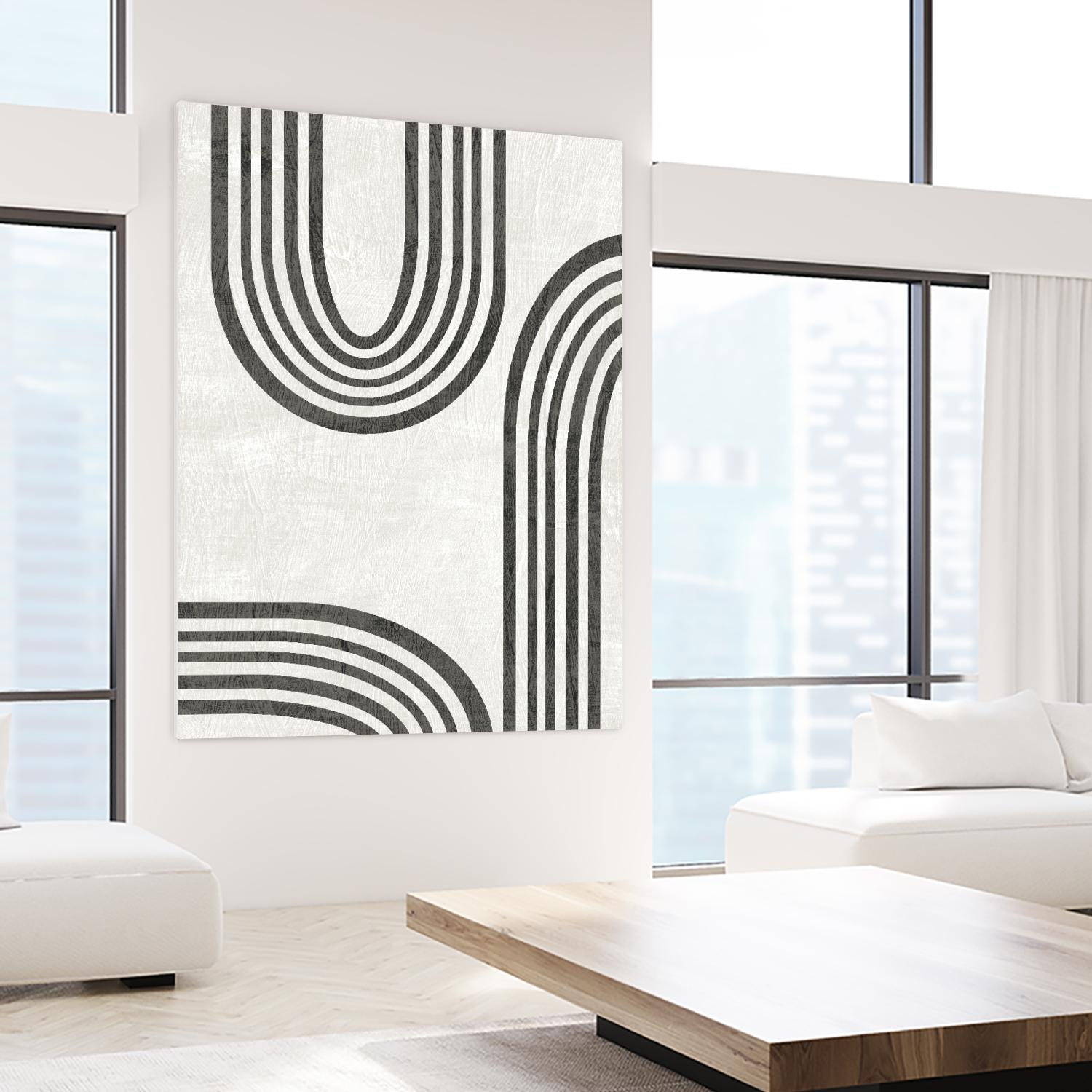 Modern Arc IV by June Erica Vess on GIANT ART - neutral abstract