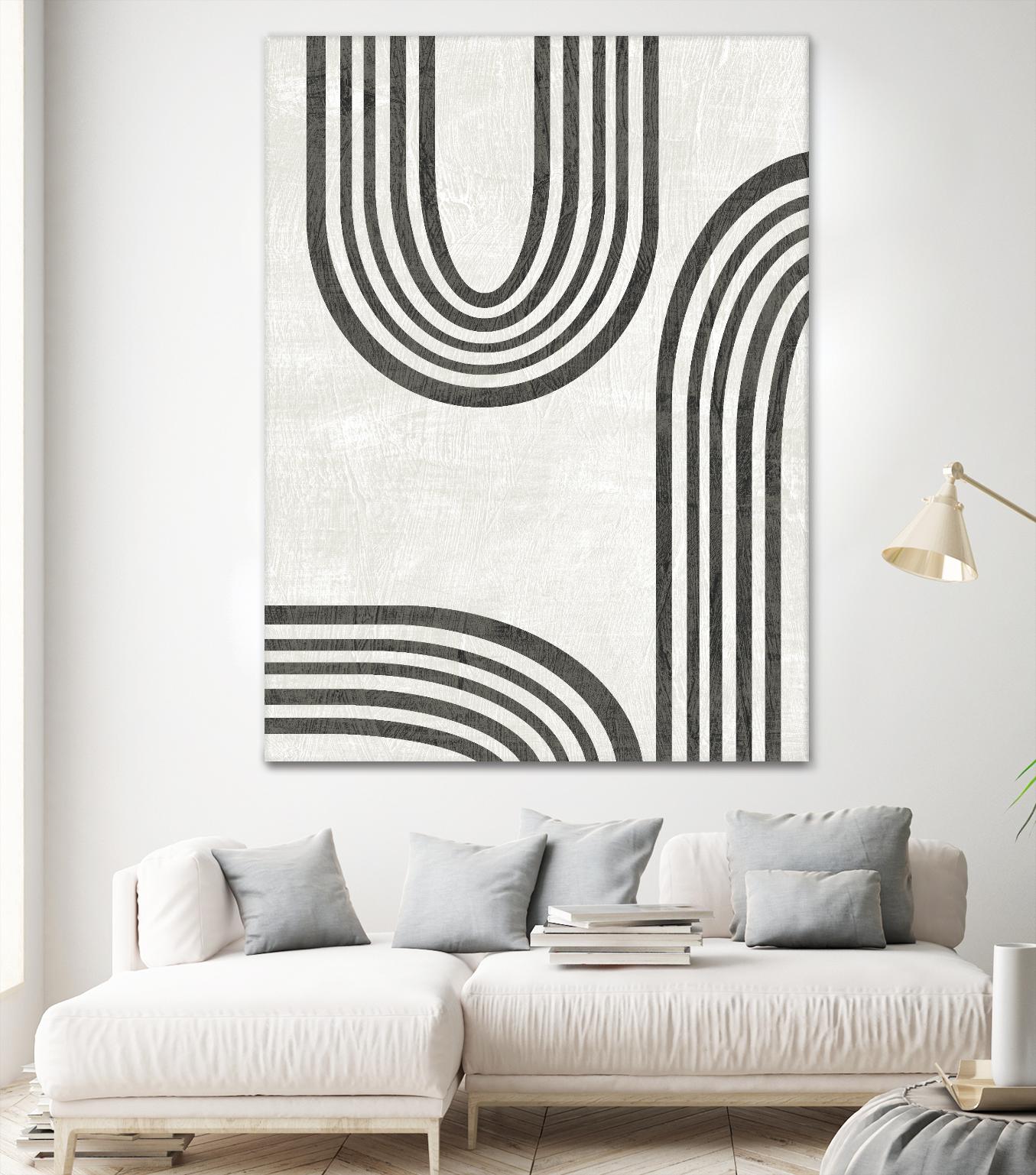 Modern Arc IV by June Erica Vess on GIANT ART - neutral abstract