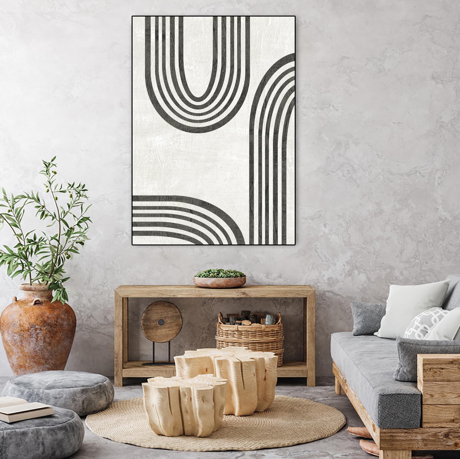 Modern Arc IV by June Erica Vess on GIANT ART - neutral abstract