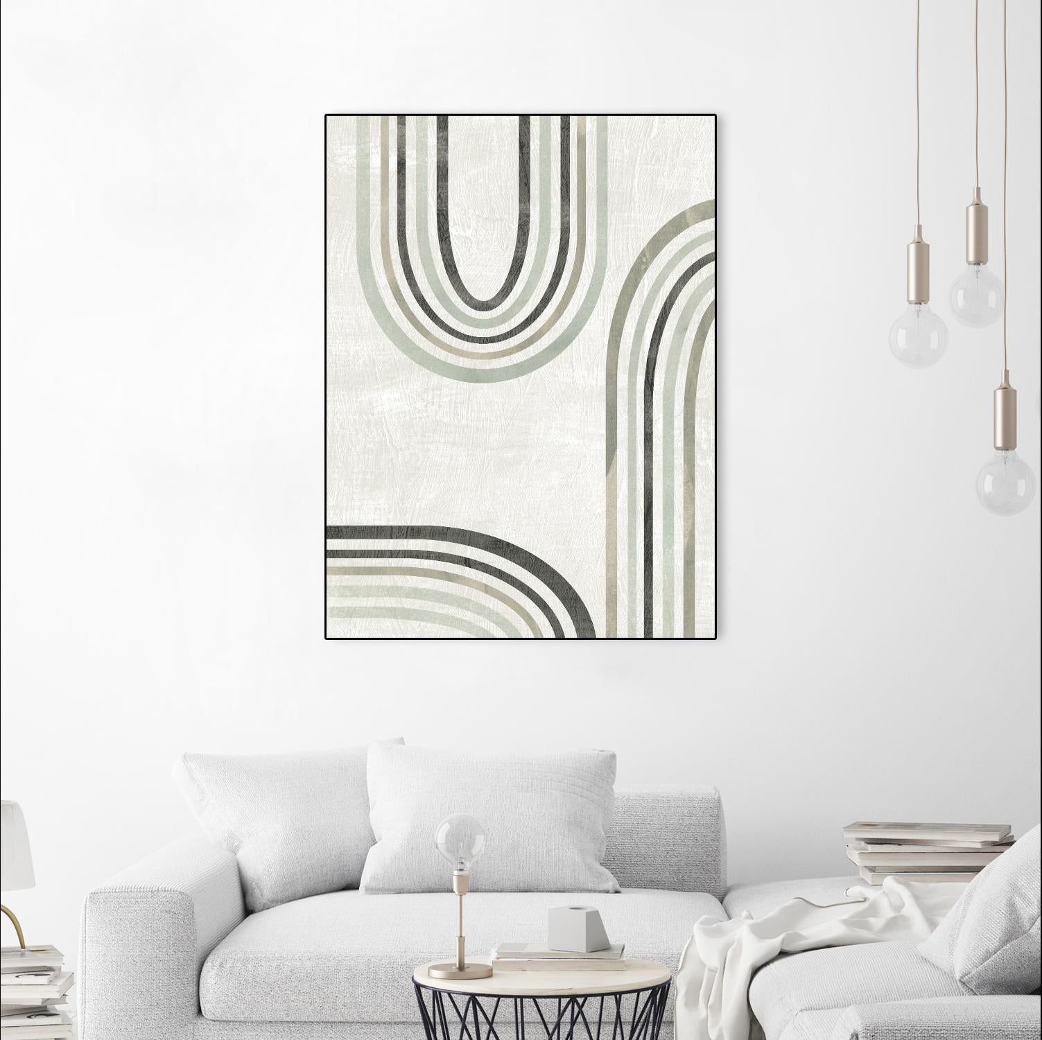 Modern Arc in Color IV by June Erica Vess on GIANT ART - neutral abstract