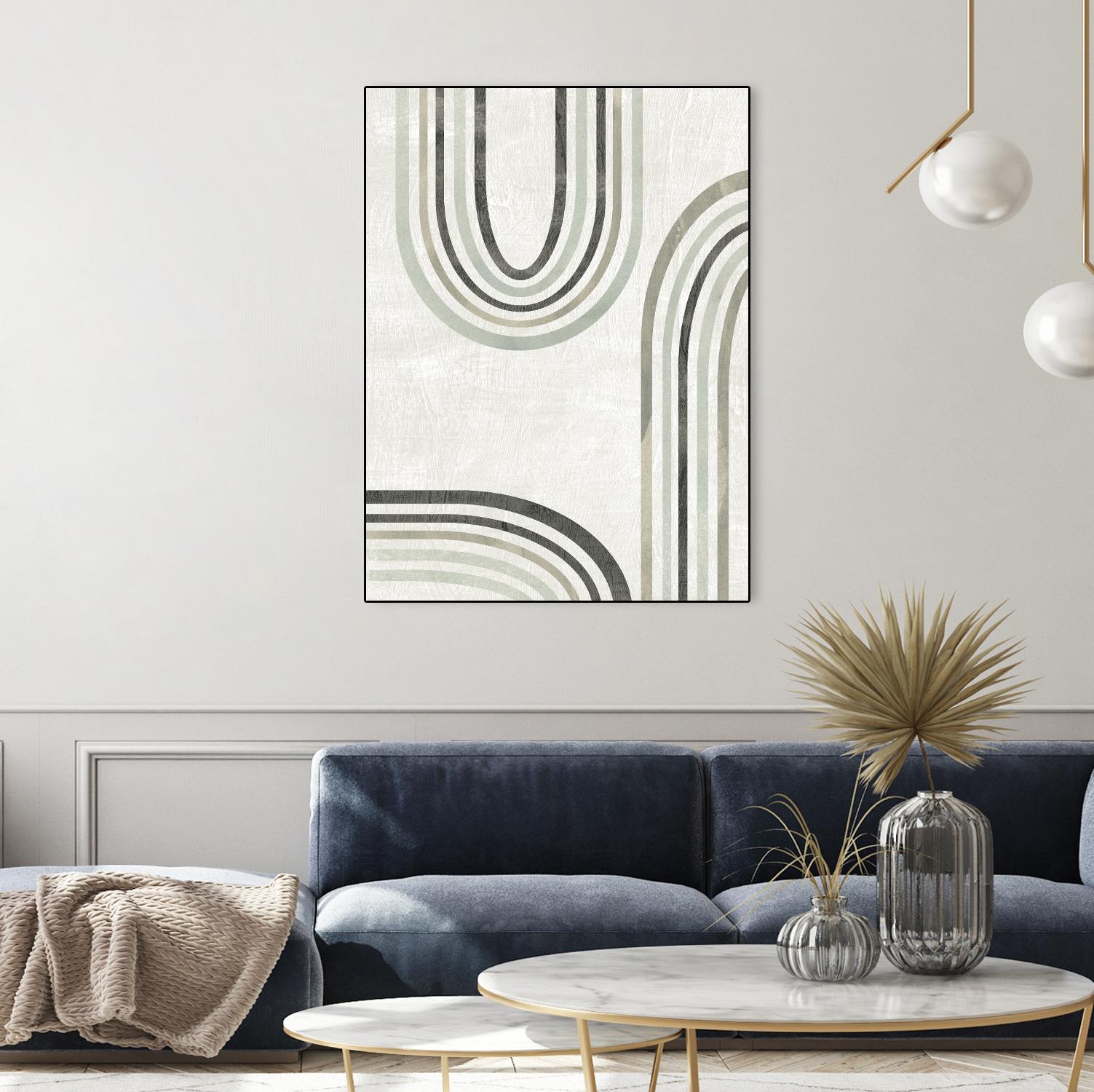 Modern Arc in Color IV by June Erica Vess on GIANT ART - neutral abstract