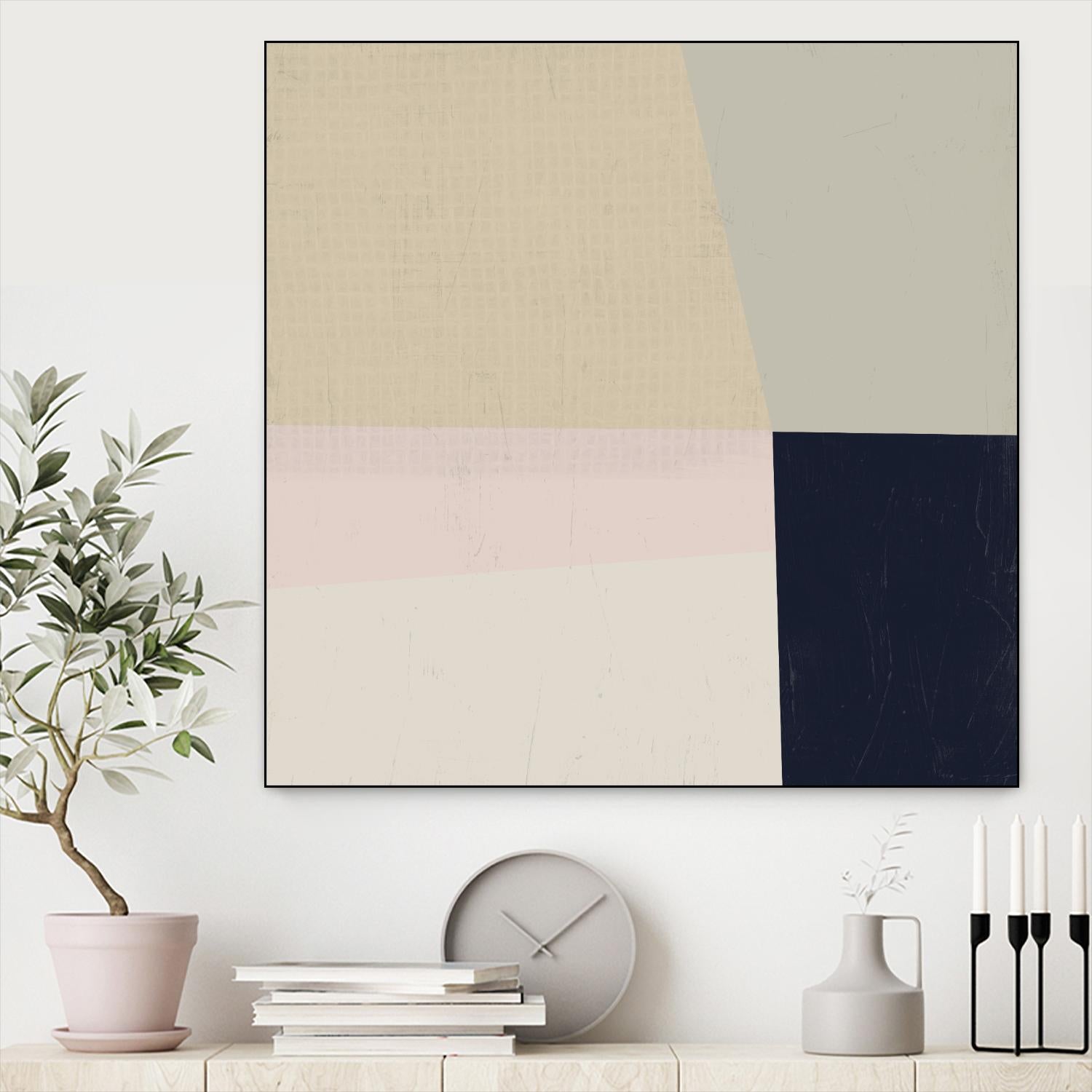 Color Plain II by June Erica Vess on GIANT ART - neutral abstract