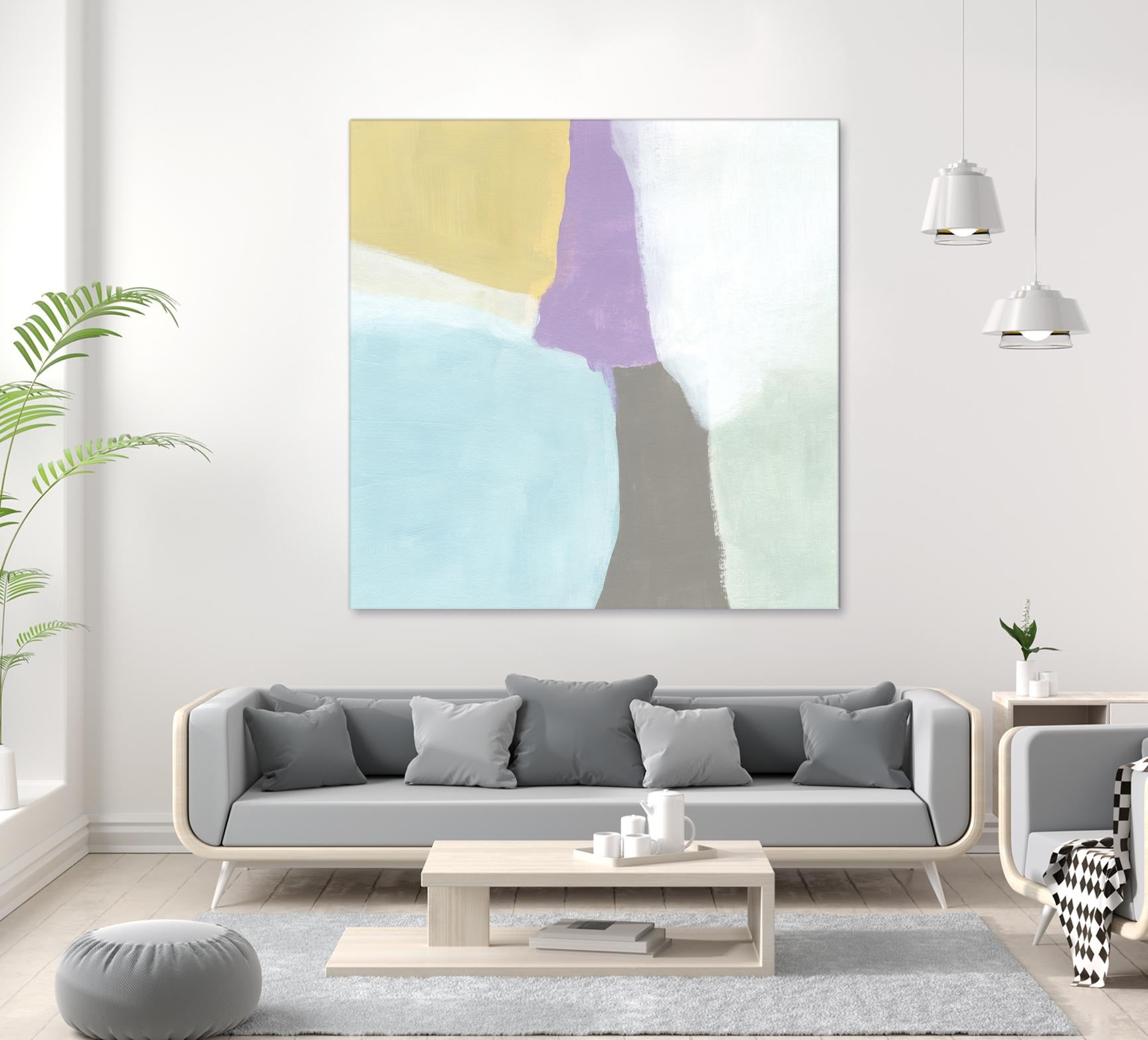 Cloud Block II by June Erica Vess on GIANT ART - pastels abstract