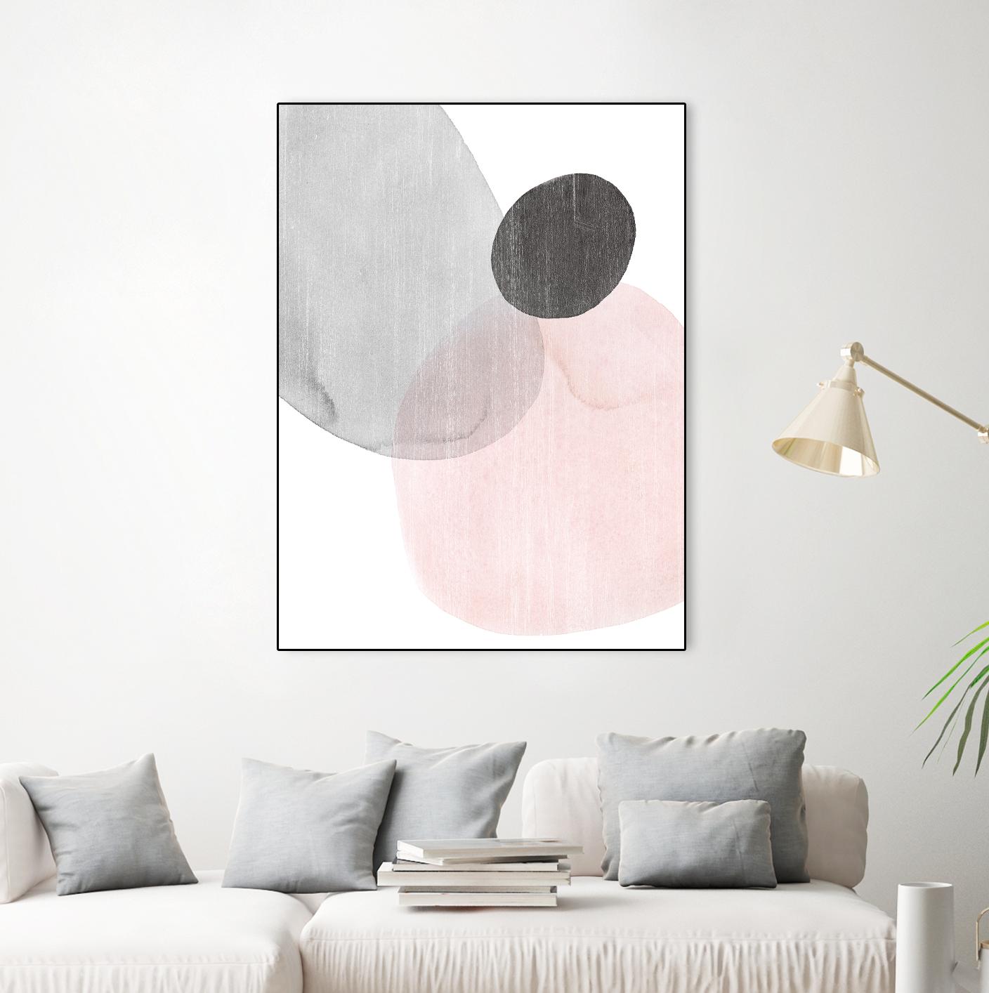 Shifting Spheres III by Grace Popp on GIANT ART - pastels abstract