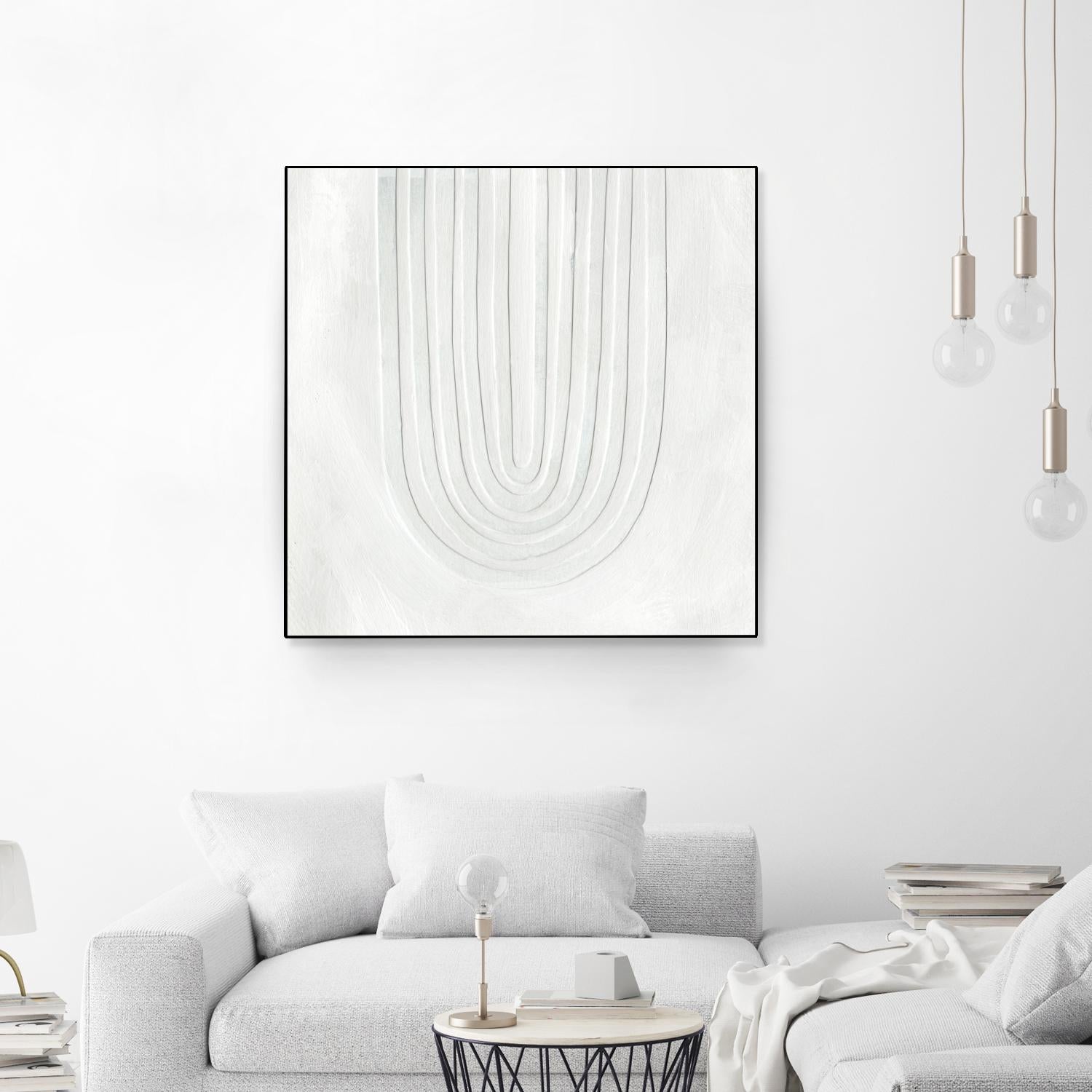 Arcobaleno Bianco IV by Emma Scarvey on GIANT ART - neutral abstract
