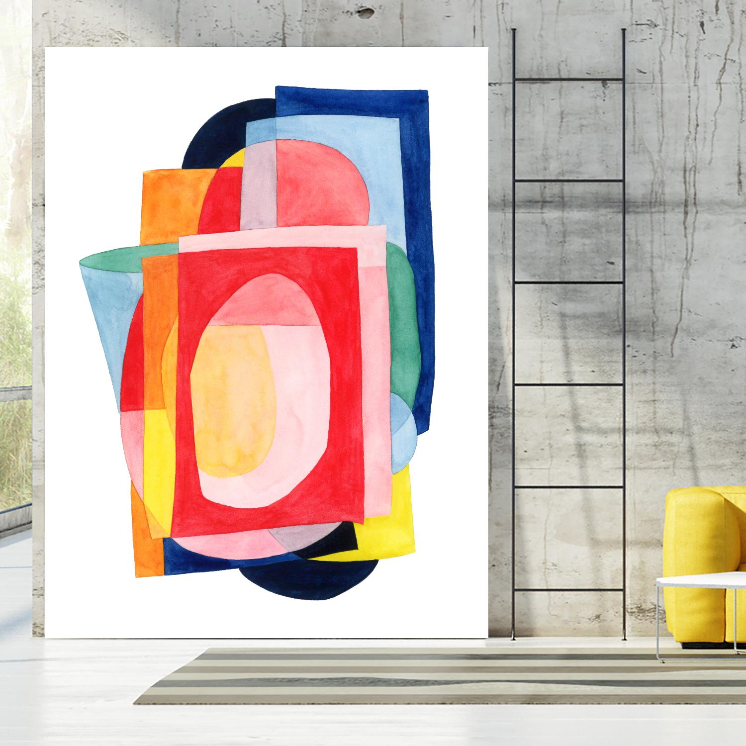 Launder I by Grace Popp on GIANT ART - brights abstract