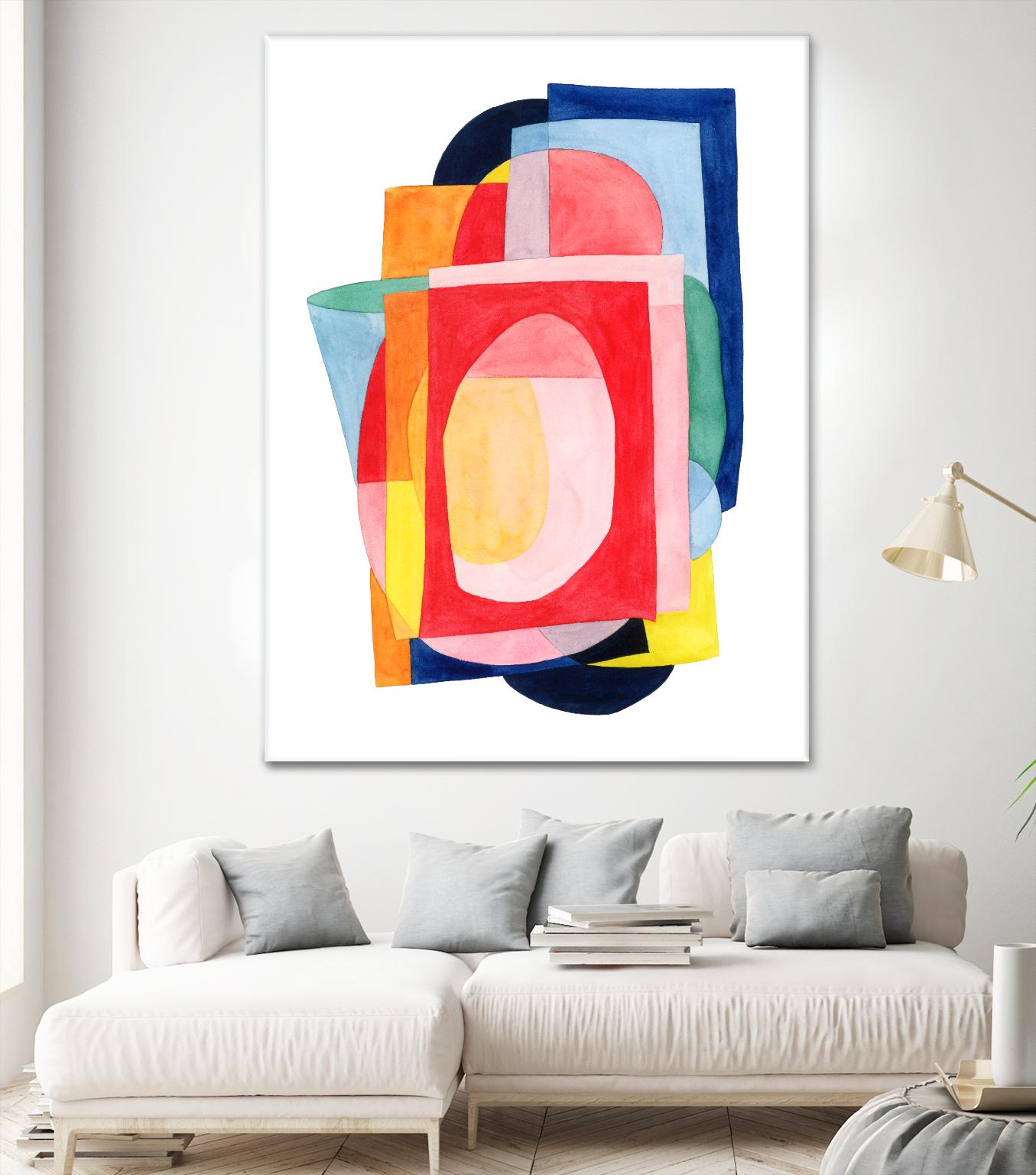 Launder I by Grace Popp on GIANT ART - brights abstract