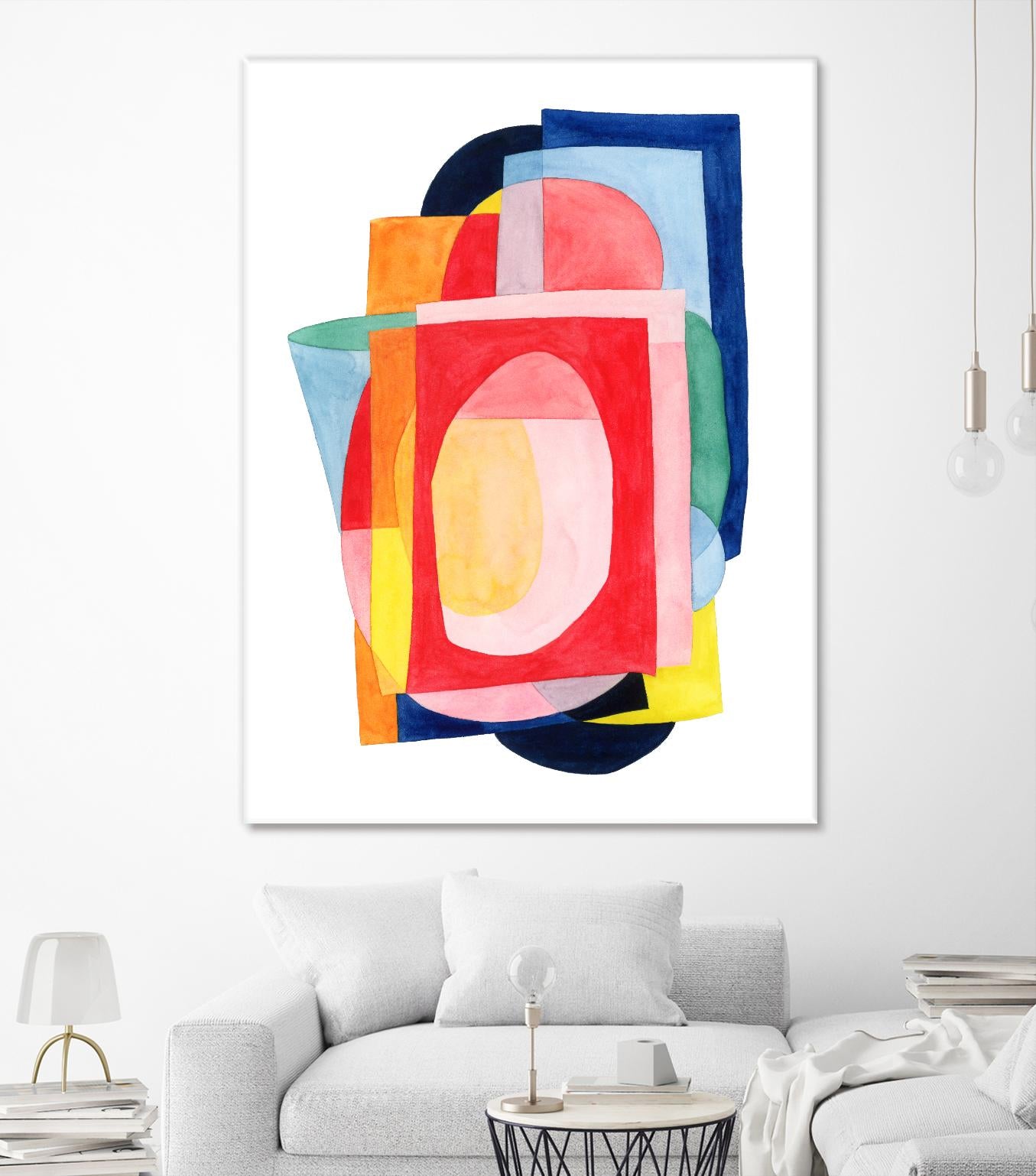 Launder I by Grace Popp on GIANT ART - brights abstract