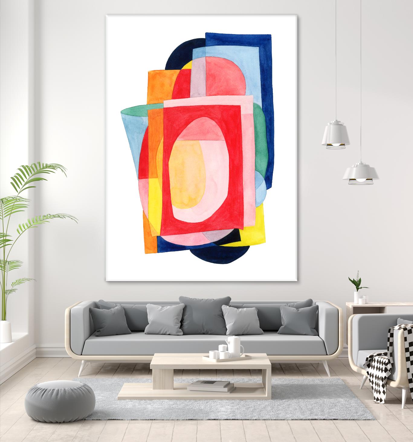Launder I by Grace Popp on GIANT ART - brights abstract