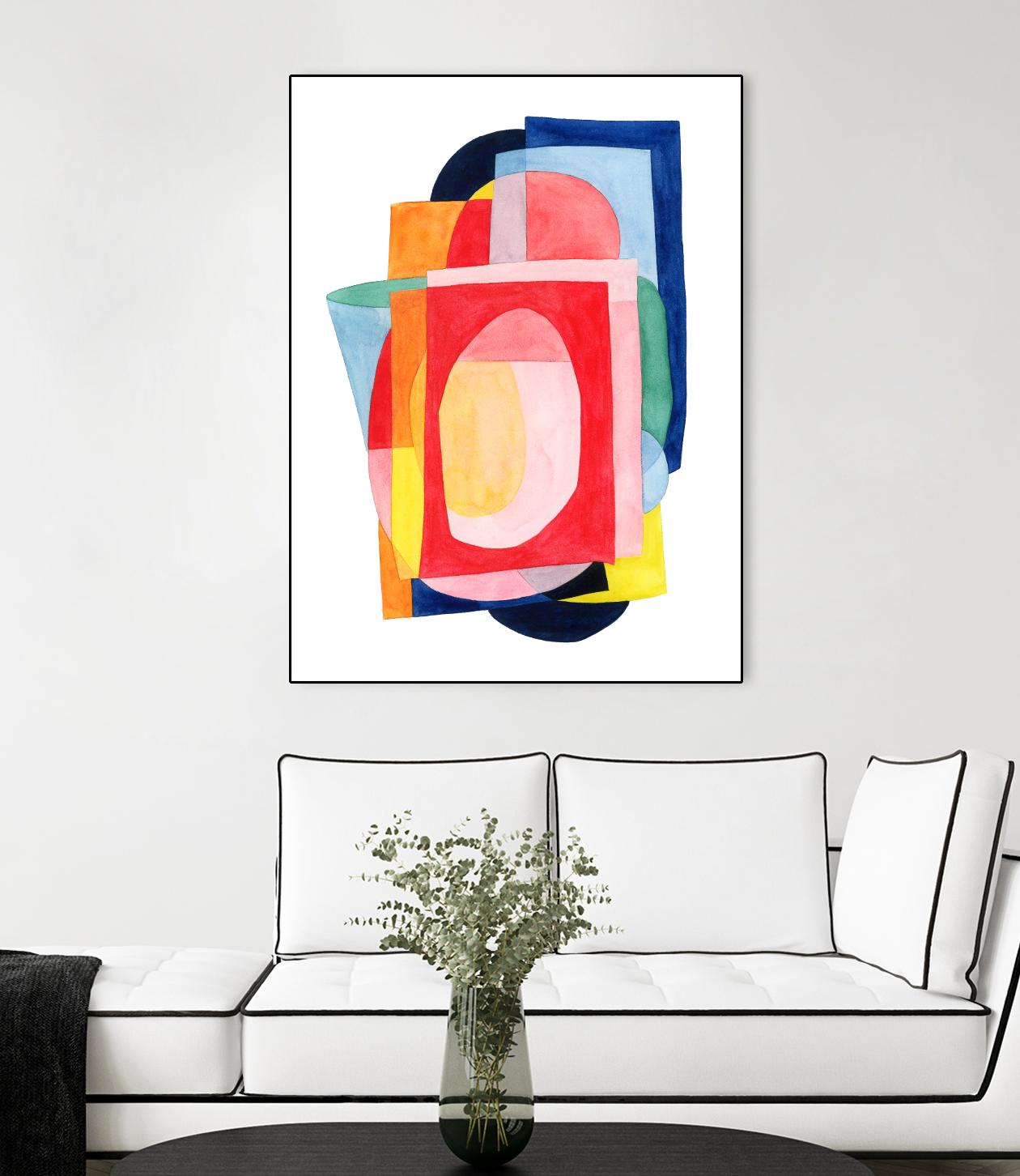 Launder I by Grace Popp on GIANT ART - brights abstract